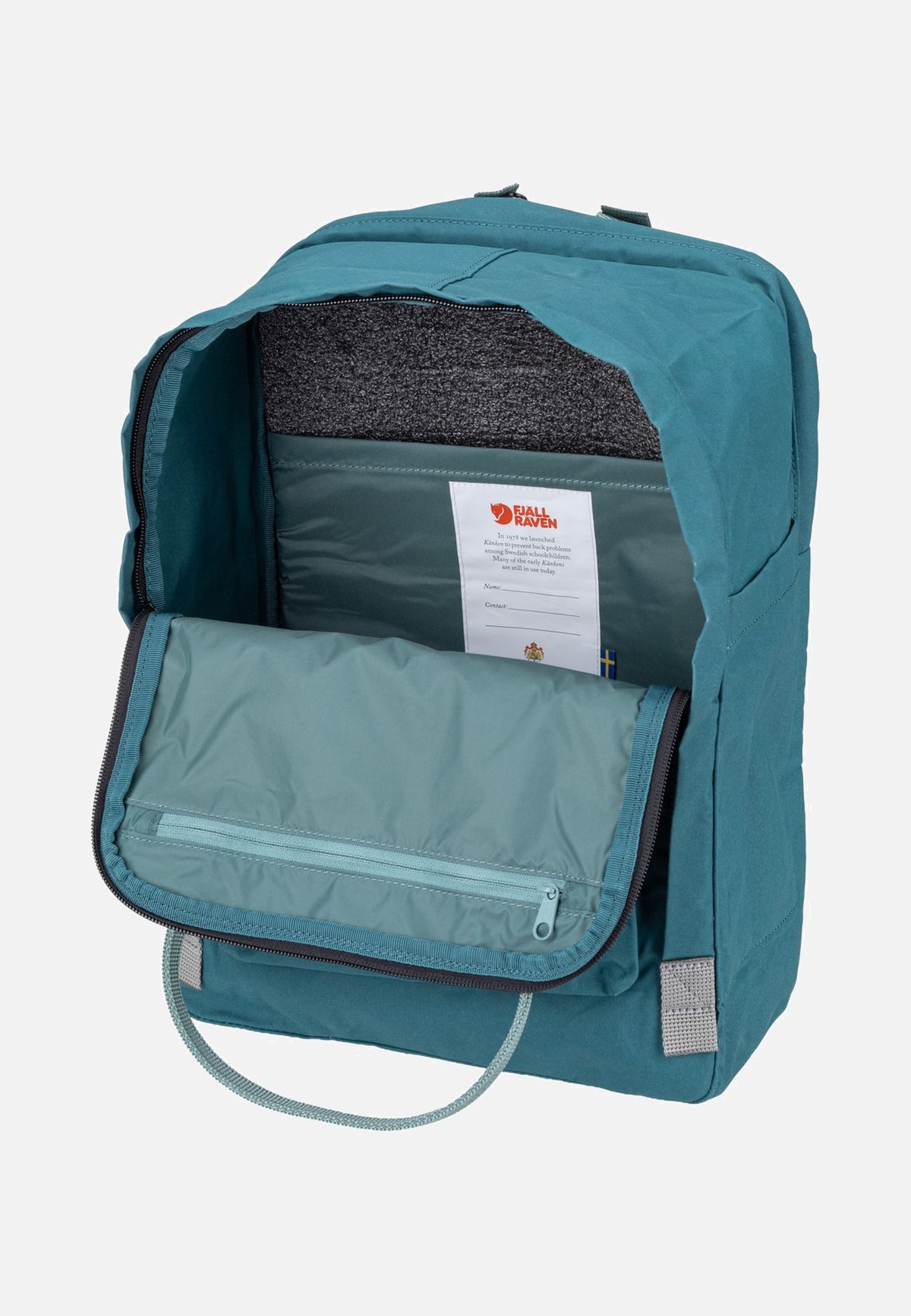 Fjällräven Kanken Koncept Laptop 15" Teal/Frost Green Rucksack