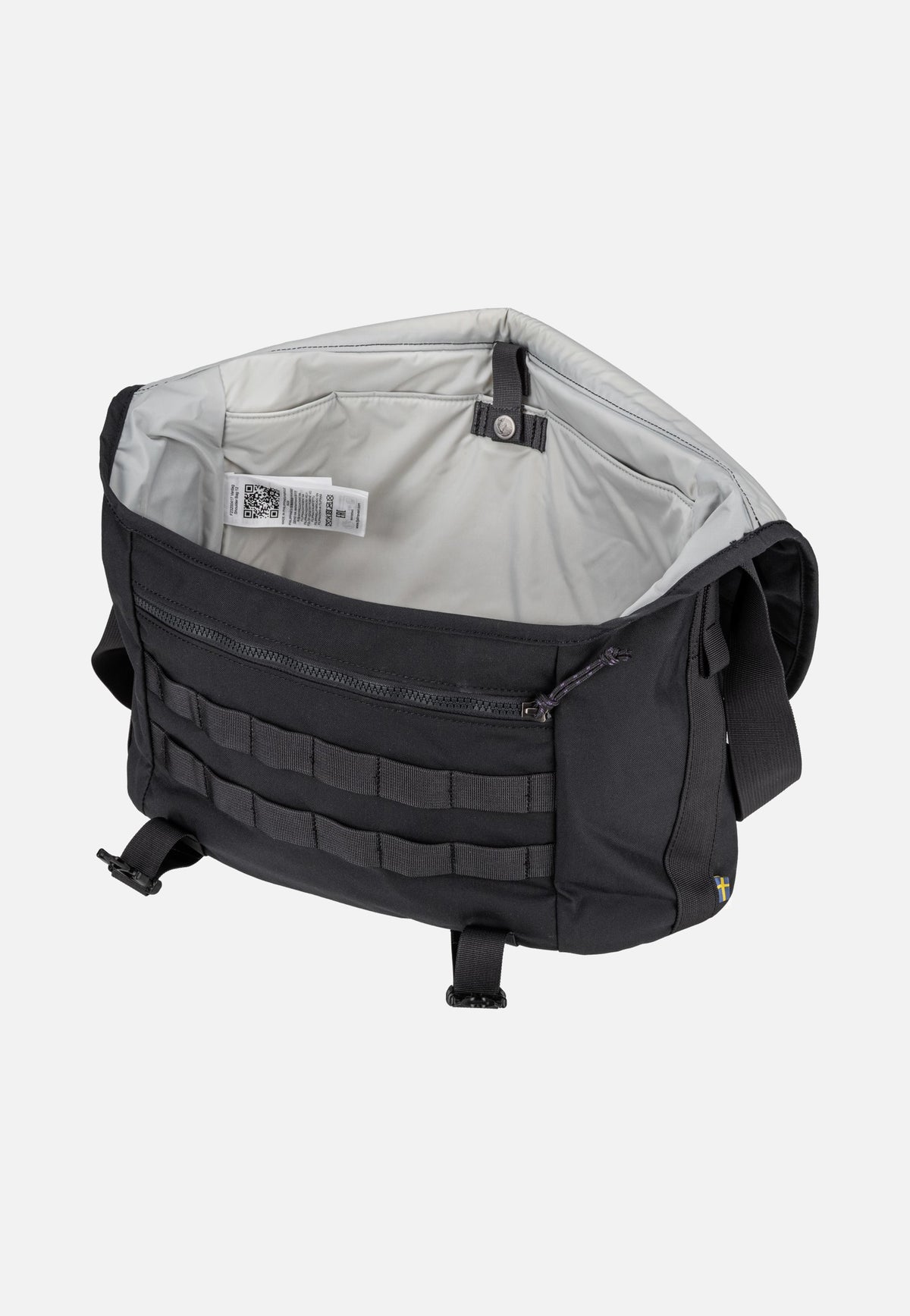 Fjällräven Vardag Shoulder Bag 12 Coal Black Messenger Bag