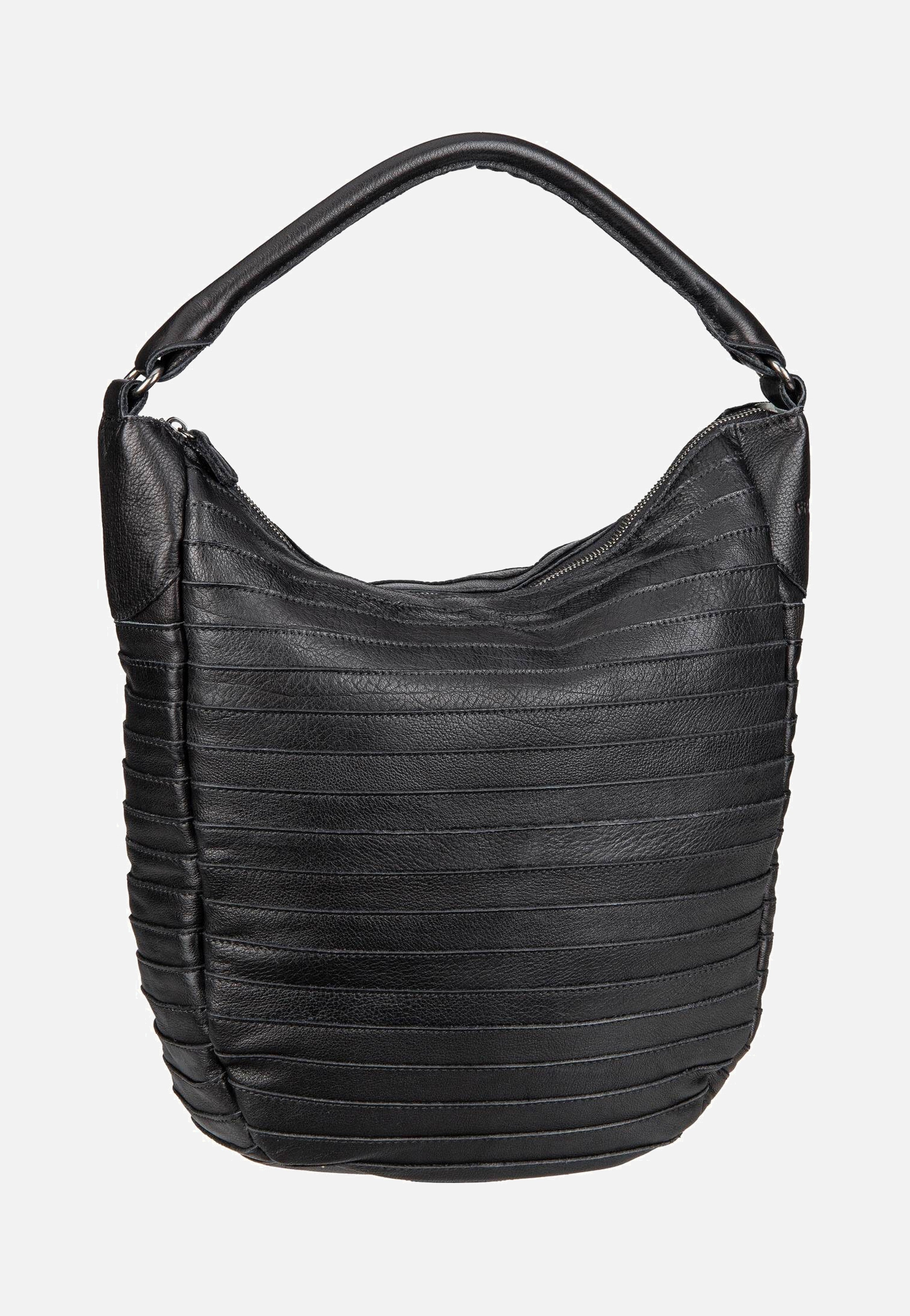 Fredsbruder Gürteltier S 971s Black Hobo Bag