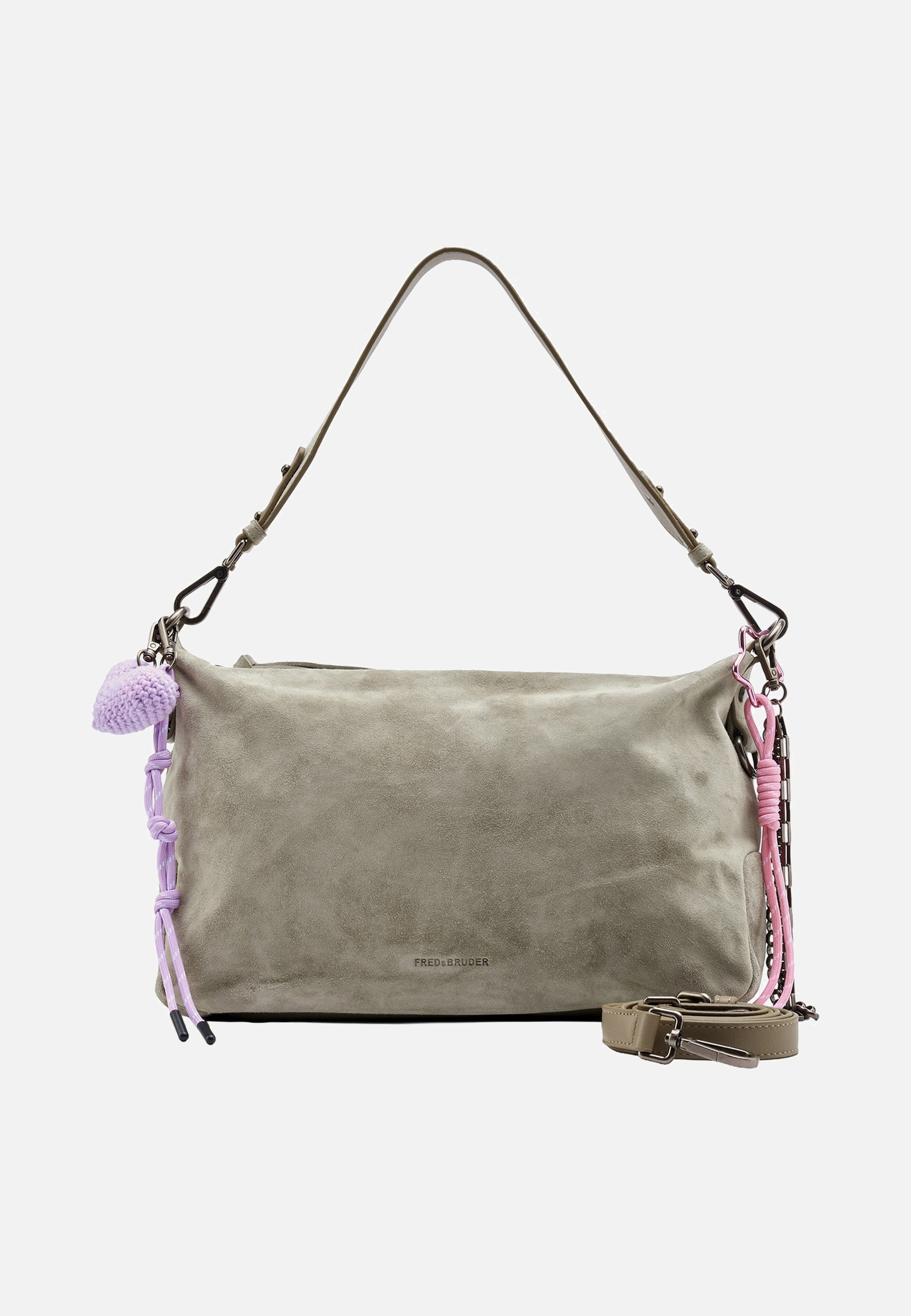 Fredsbruder Beautiful Mess Shoulderbag Taupe Schultertasche