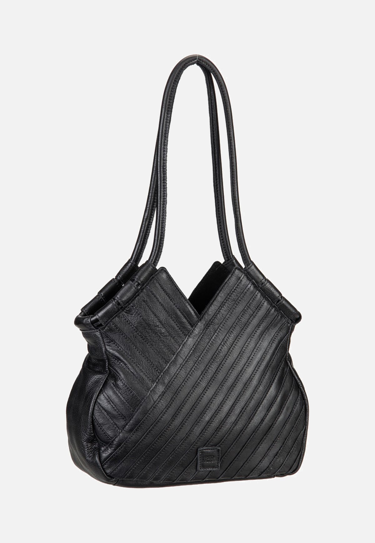 Fredsbruder Criss-Cross Hobo Black Hobo Bag