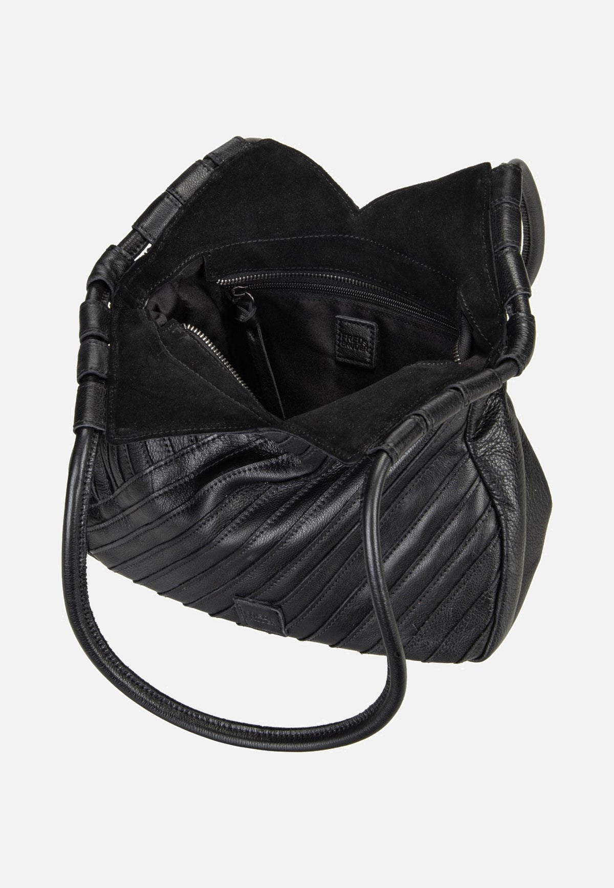 Fredsbruder Criss-Cross Hobo Black Hobo Bag