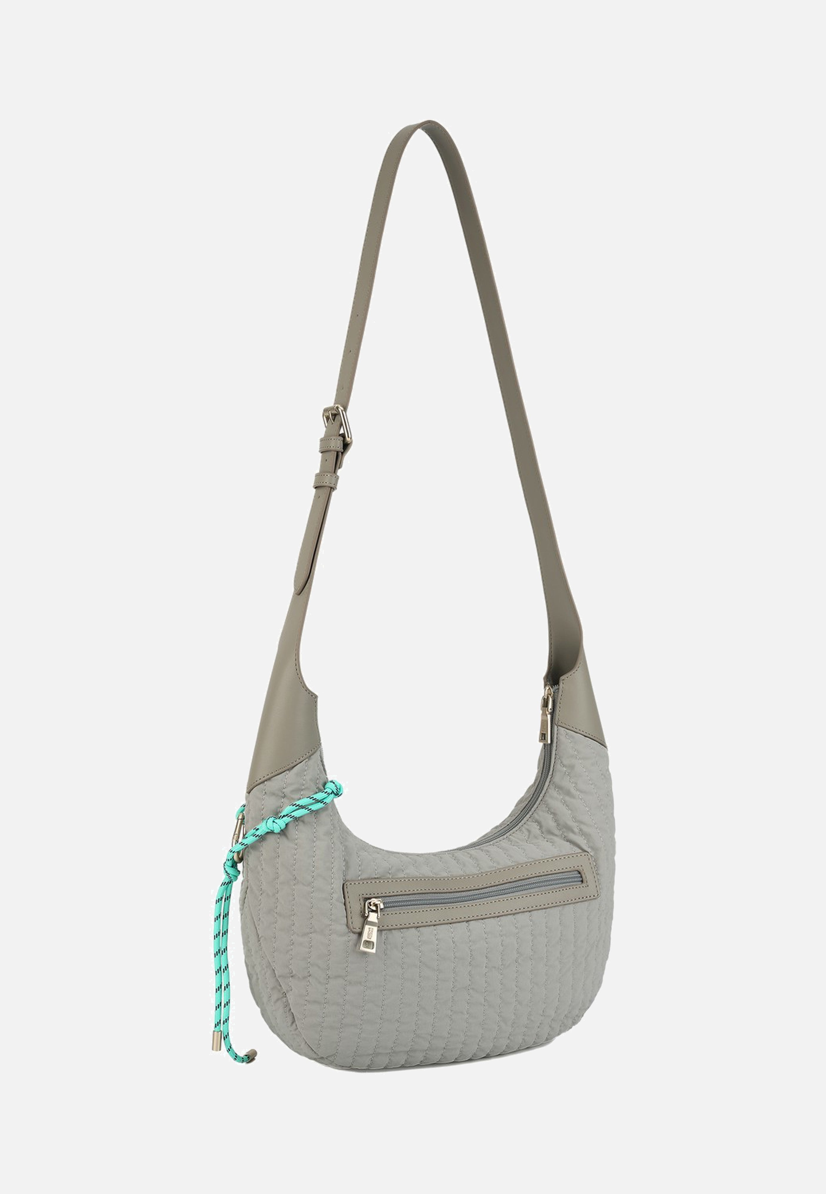 Fredsbruder Just Flow Round Hobo Light Grey Hobo Bag