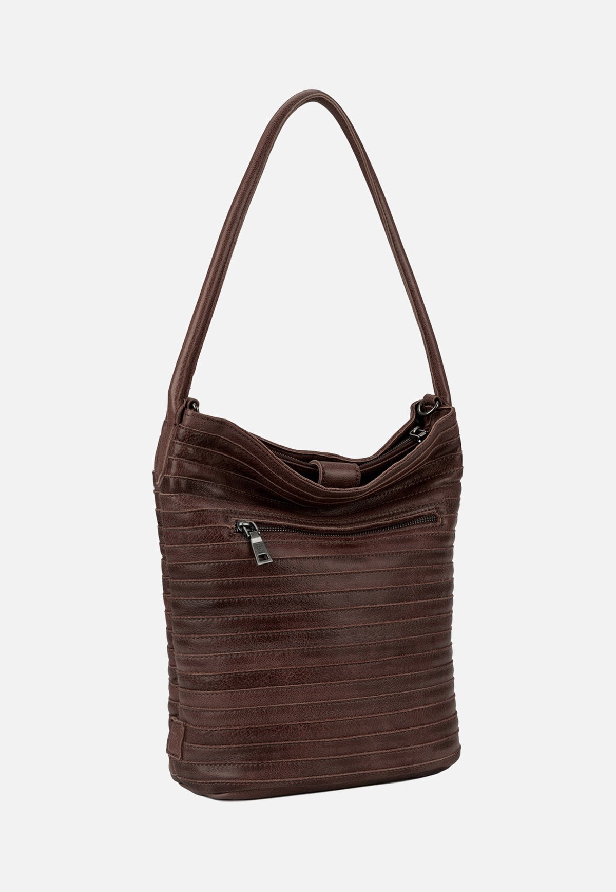 Fredsbruder My Love Bucket Hobo Dark Choco Brown Hobo Bag