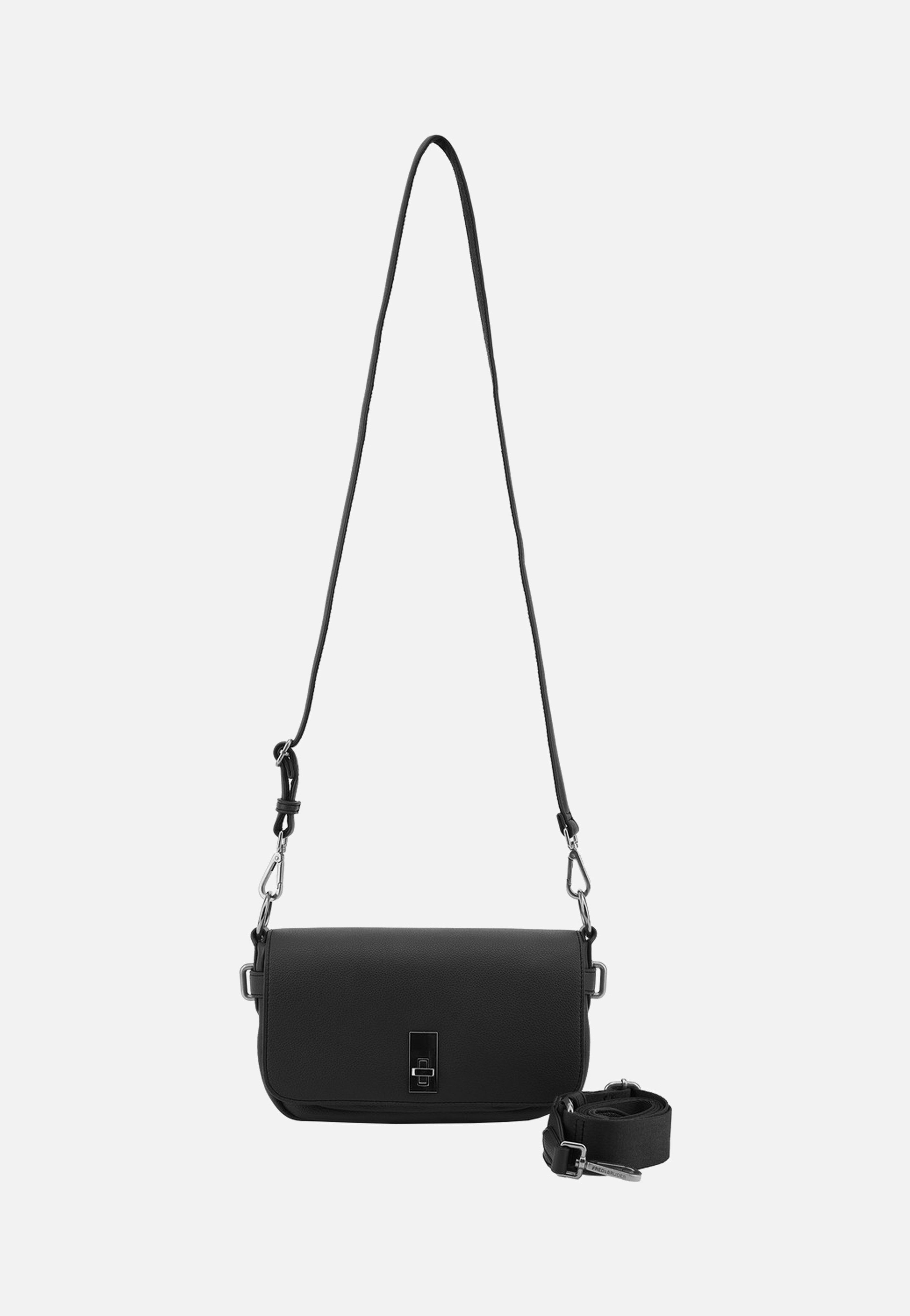 Fredsbruder My Bestie Crossbag With Flap Black Umhängetasche