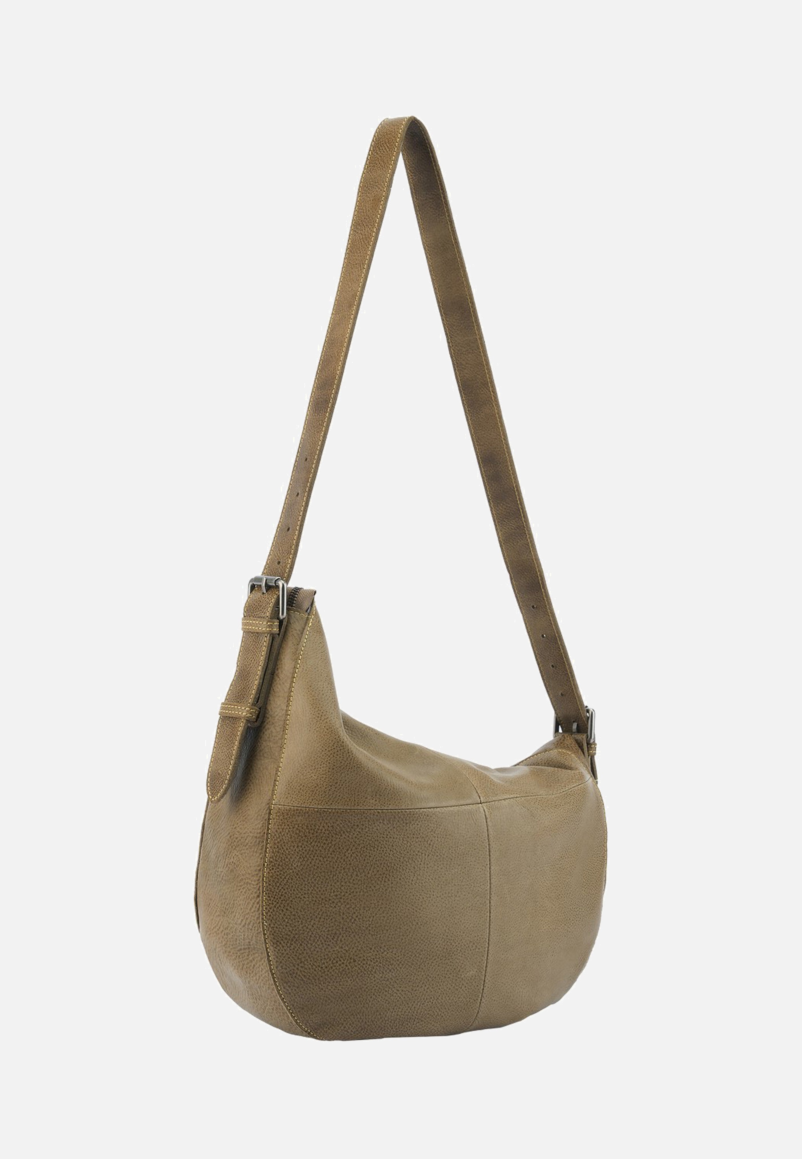 Fredsbruder My Forever Friend Shoulderbag With Front Pocket Muddy Khaki Schultertasche
