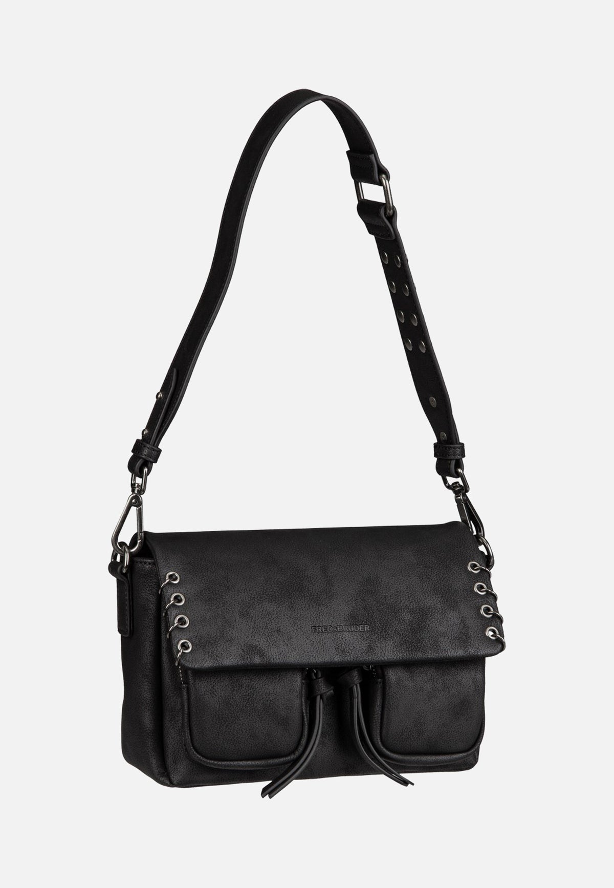 Fredsbruder Rebel At Heart Black Schultertasche