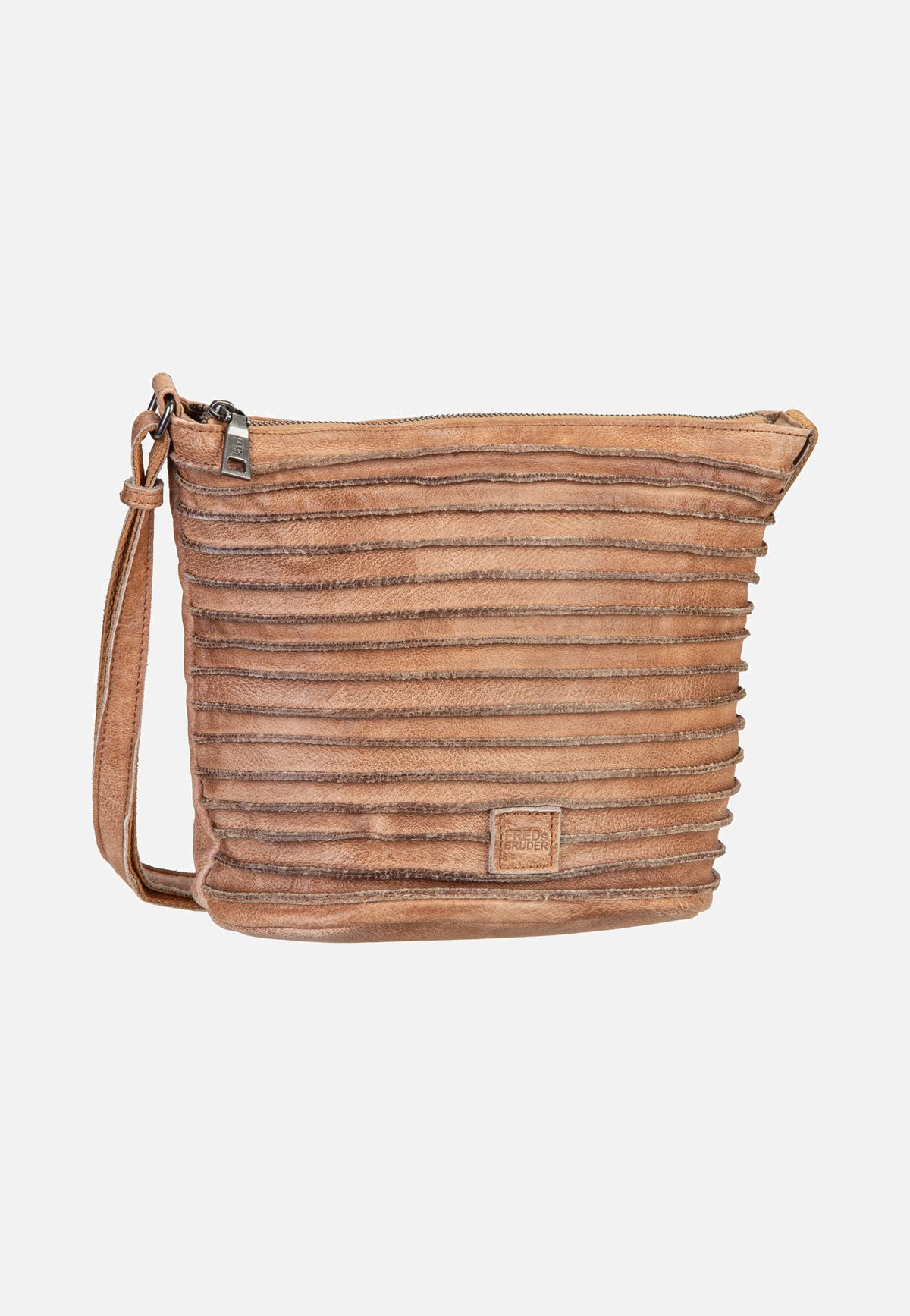 Fredsbruder Riffelinchen 927r Caramel Crossbody Bag