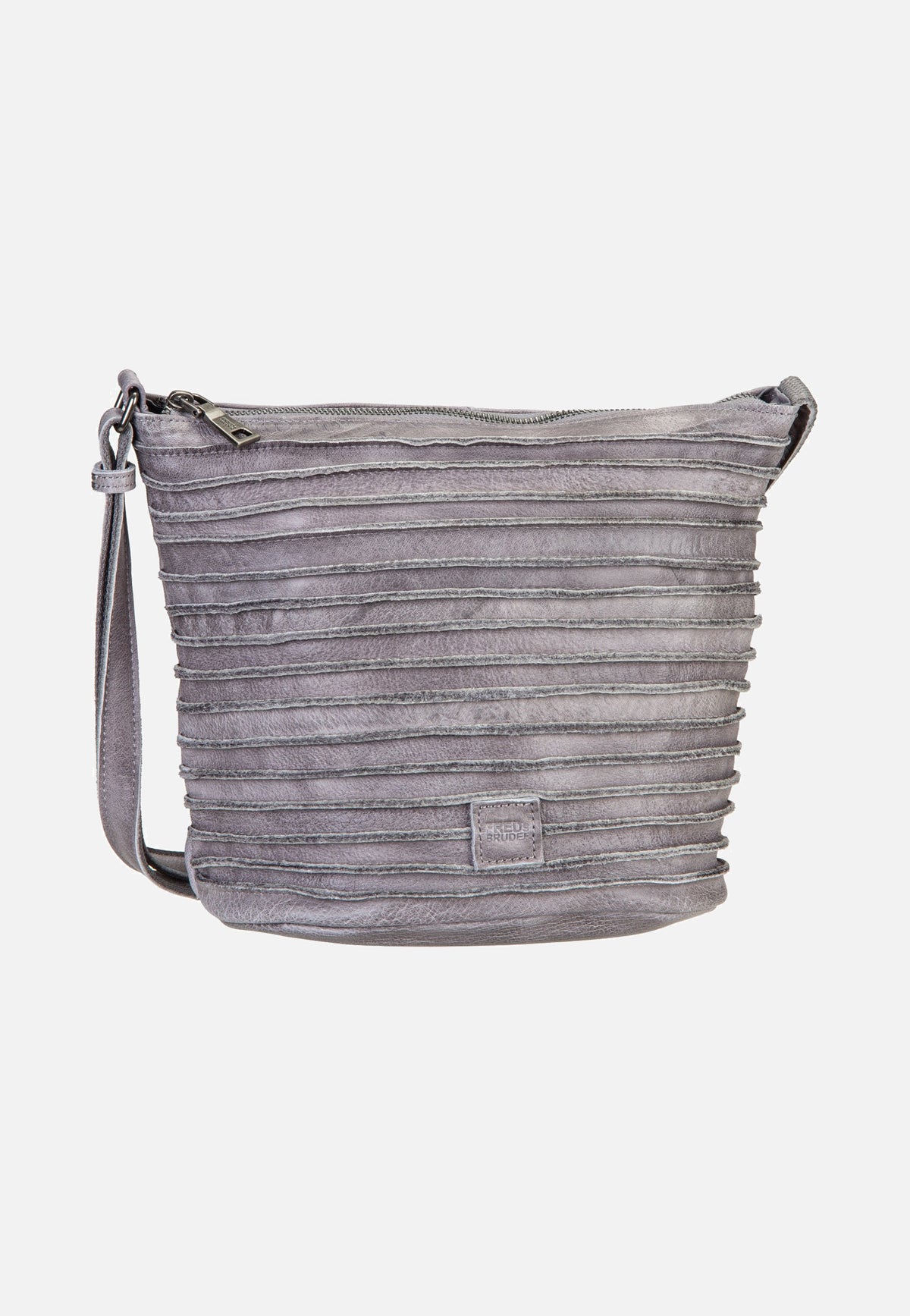 Fredsbruder Riffelinchen 927r Grey Crossbody Bag