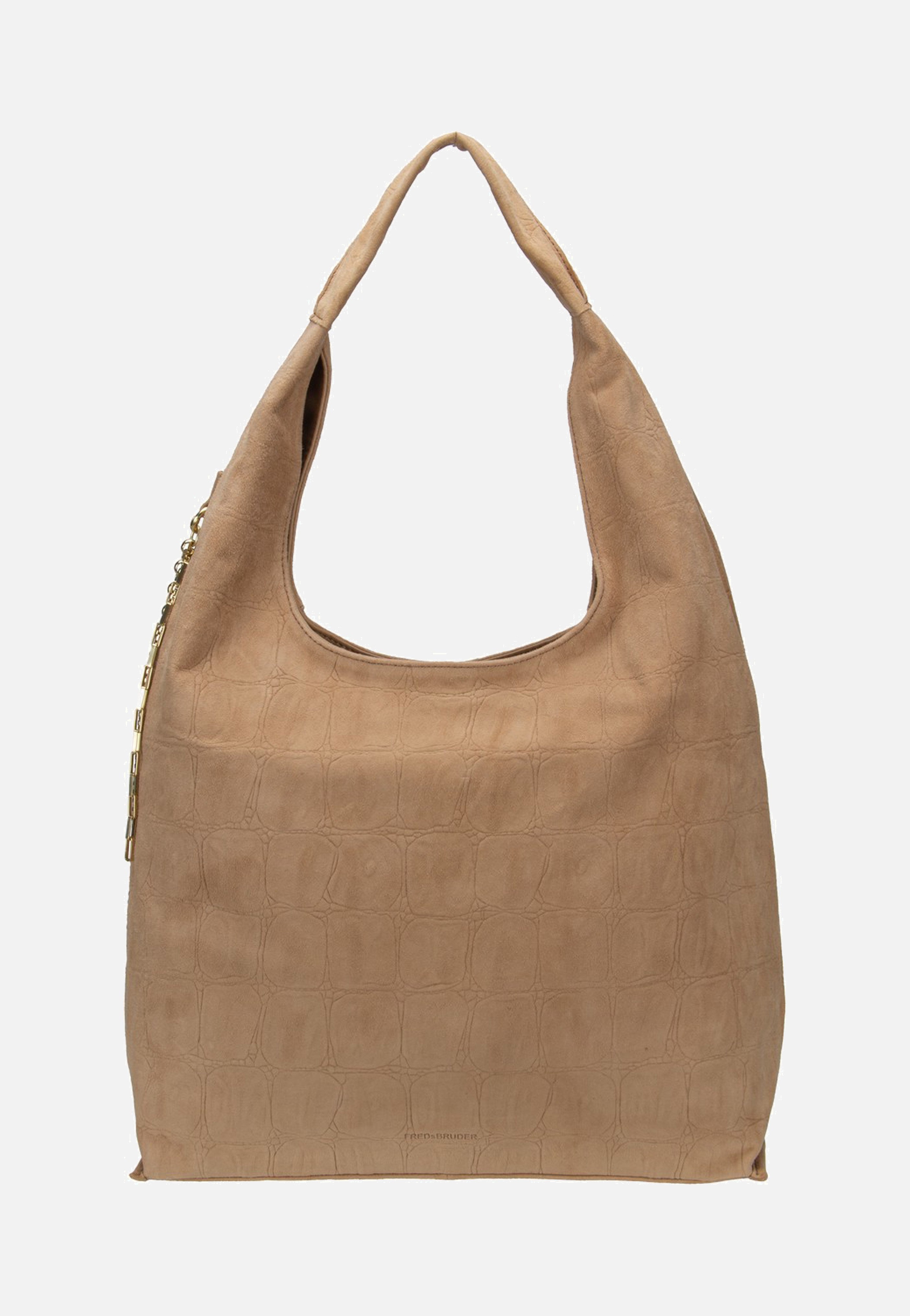 Fredsbruder - Velvet Wild Hobo Camel - Hobo Bag | Women-Image