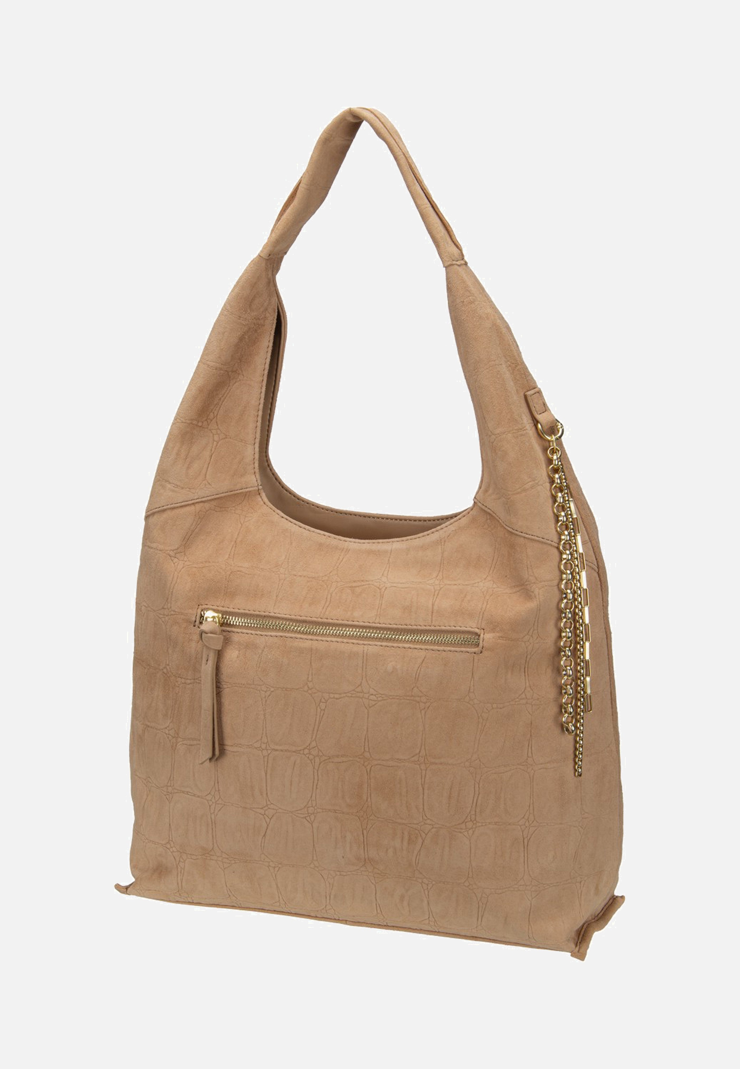 Fredsbruder - Velvet Wild Hobo Camel - Hobo Bag | Women-Image