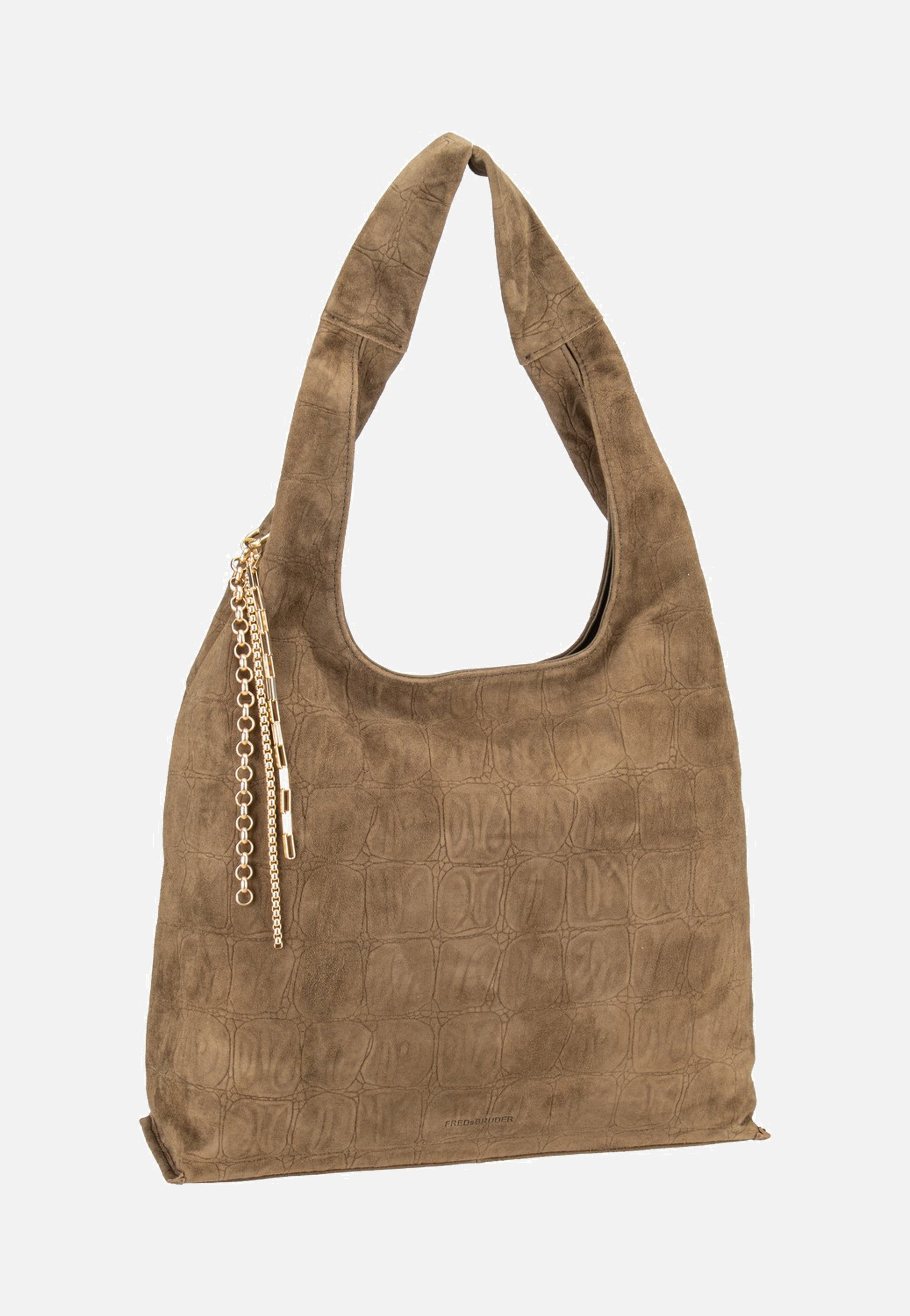 Fredsbruder Velvet Wild Hobo Khaki Hobo Bag
