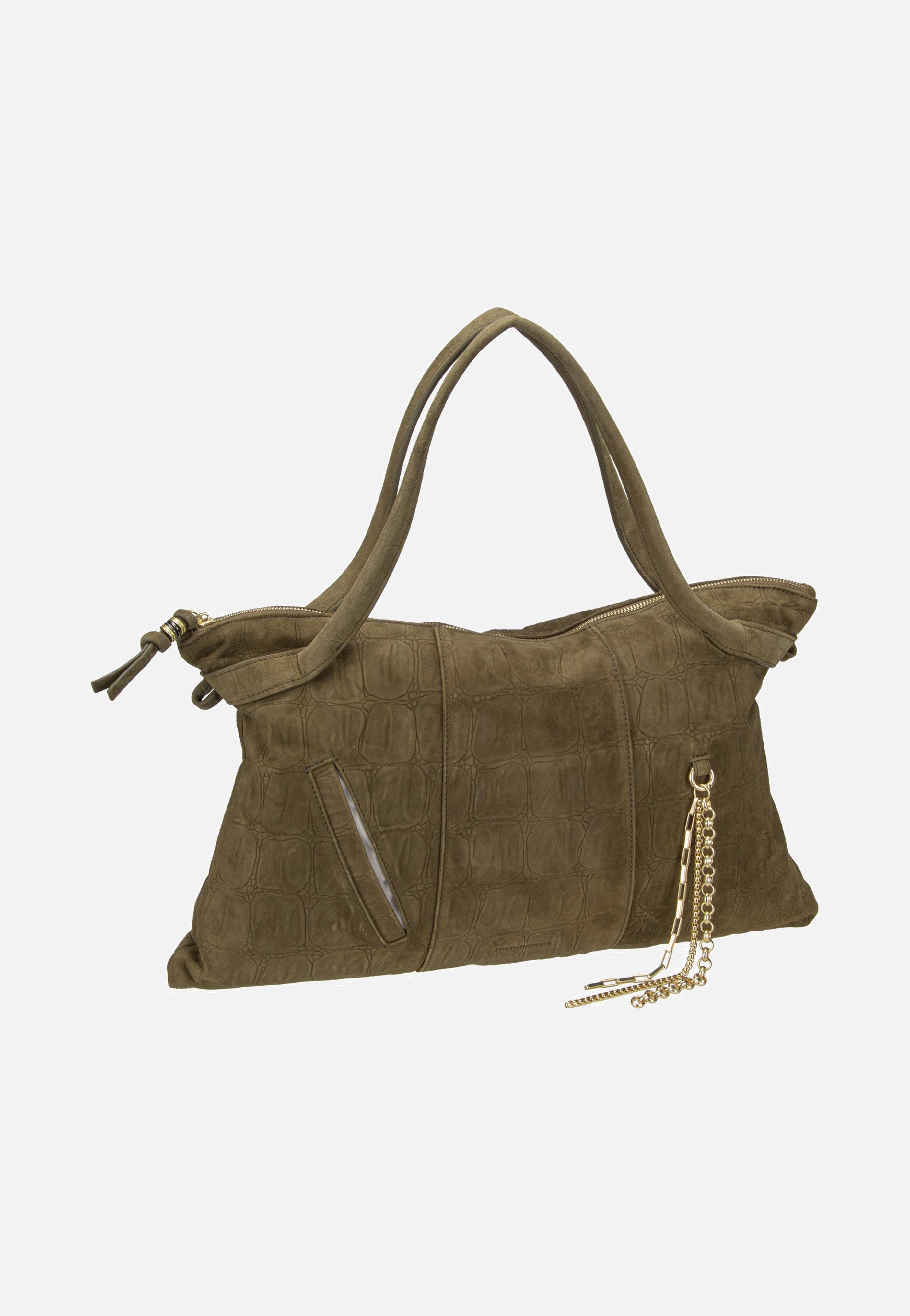 Fredsbruder Velvet Wild Khaki Schultertasche