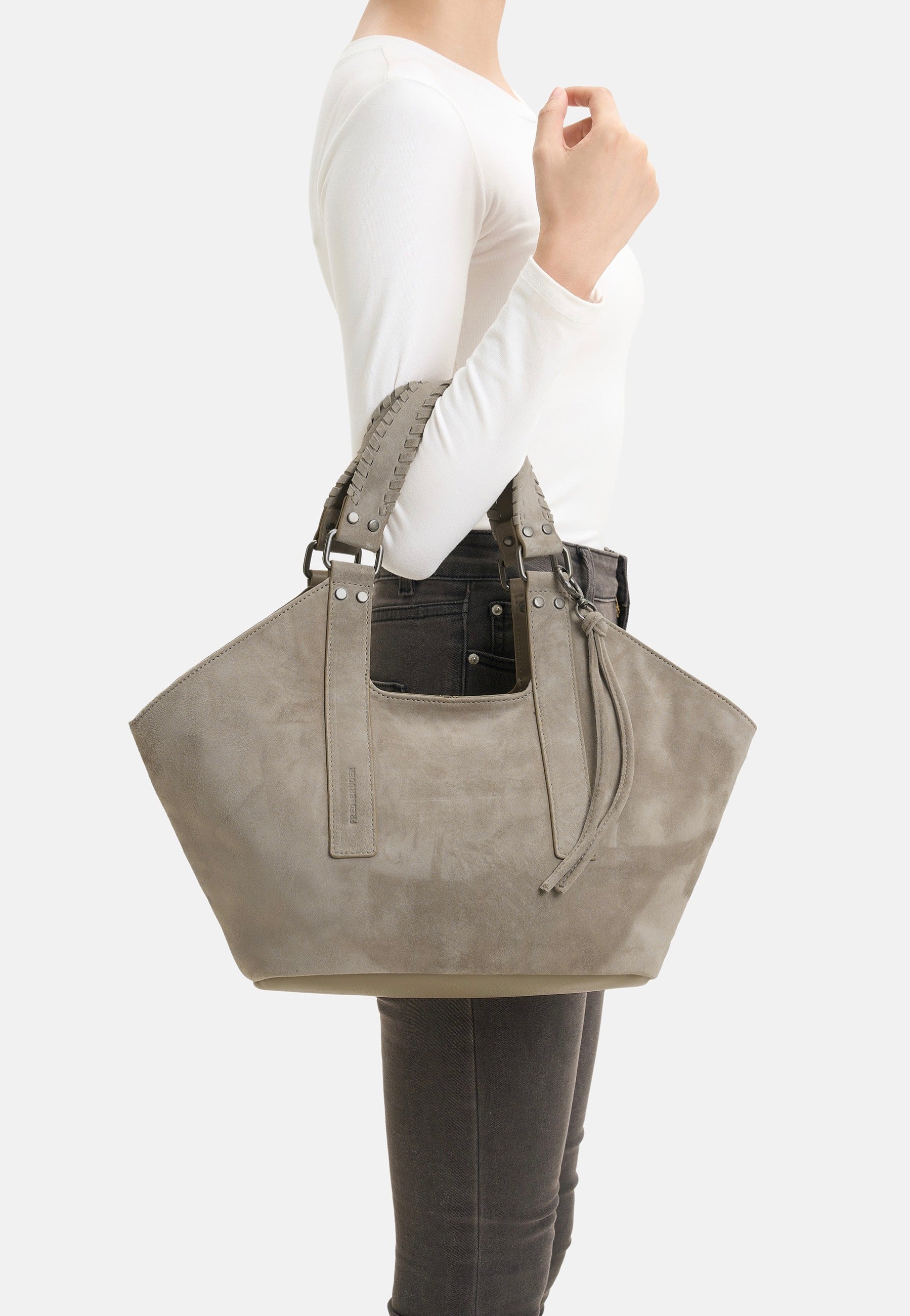 Fredsbruder Whipstitch Soul Shopper Taupe Shopper