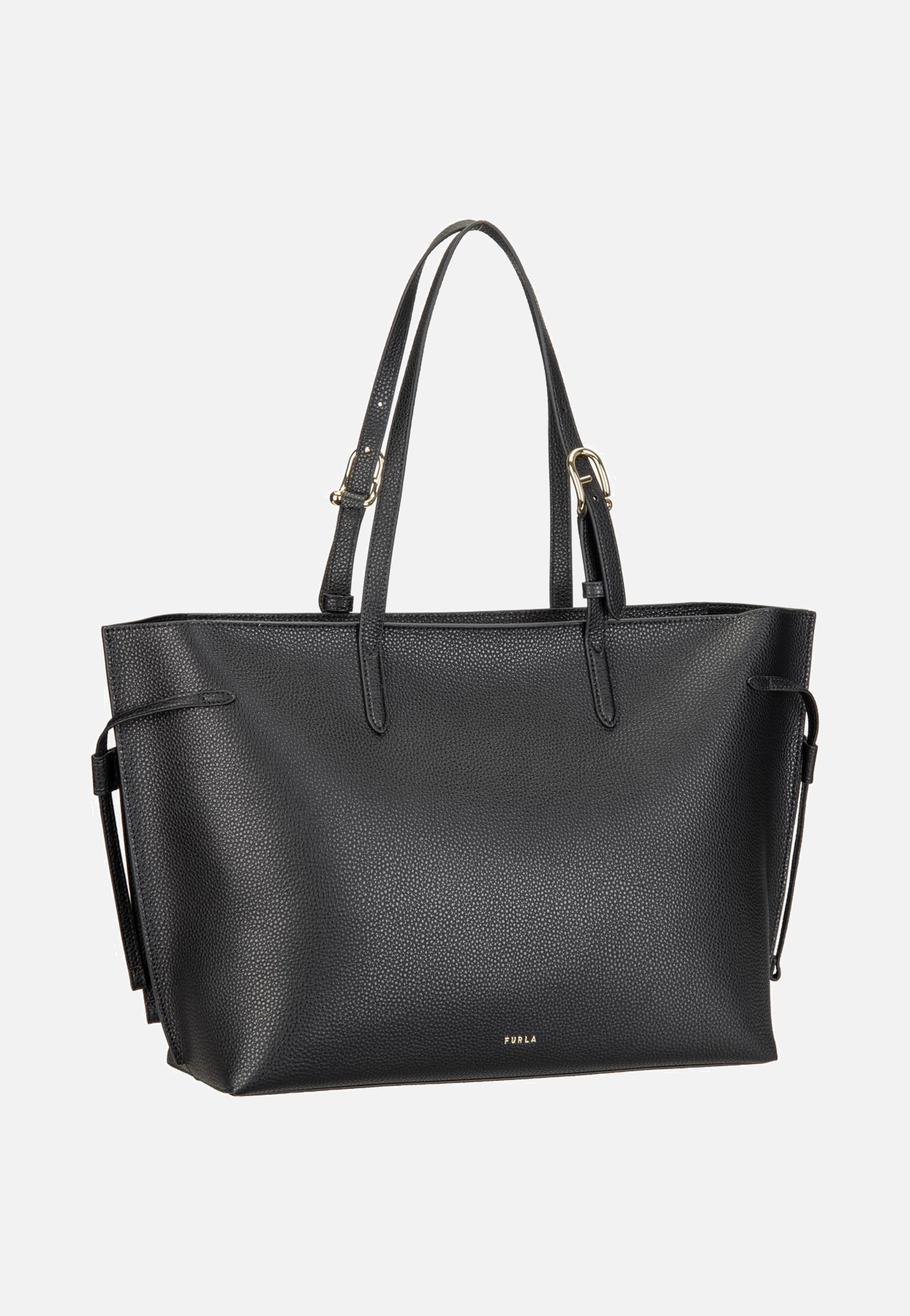 Furla Ava L Tote W/Zip Nero+Nero Shopper