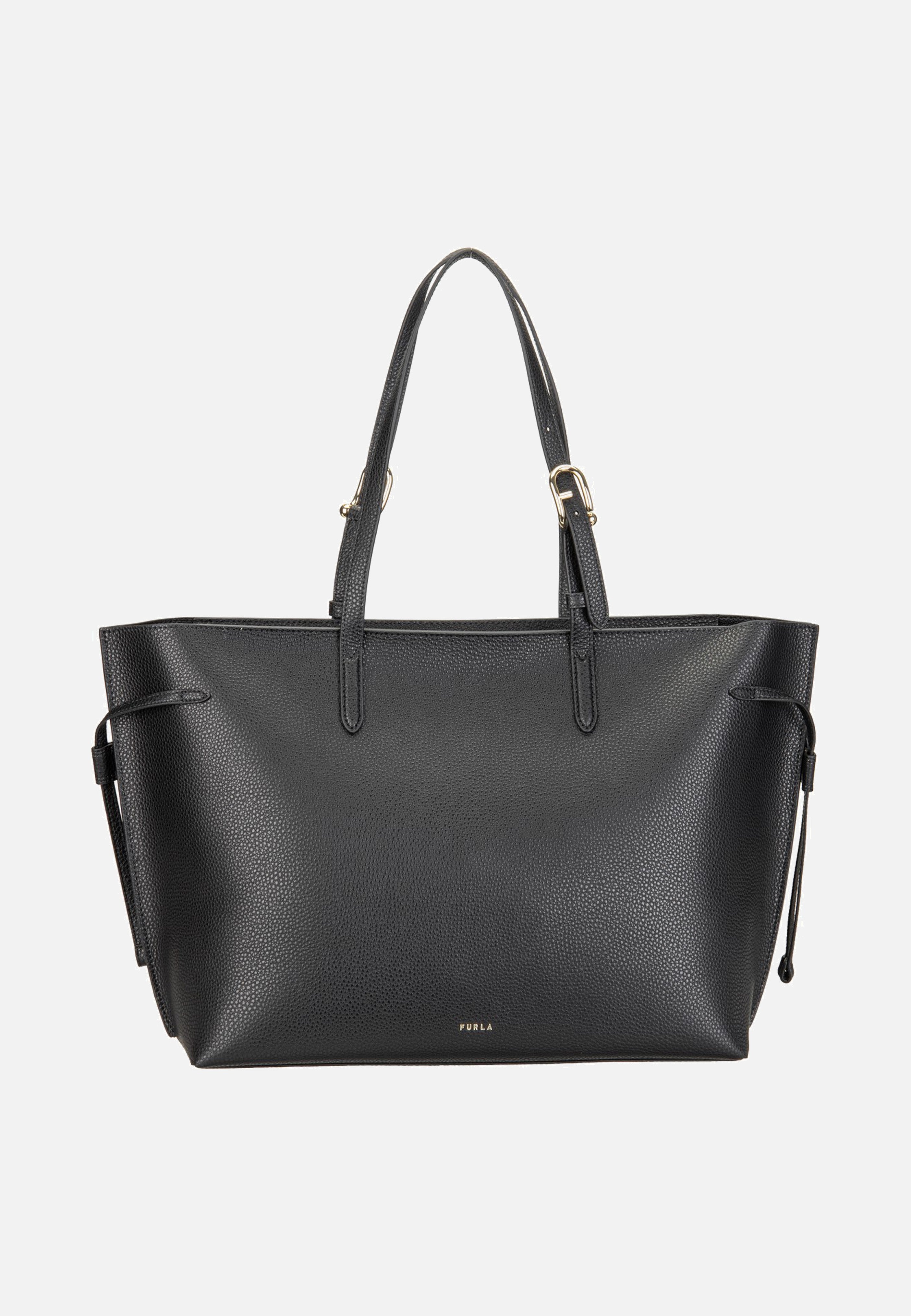 Furla Ava L Tote W/Zip Nero+Nero Shopper