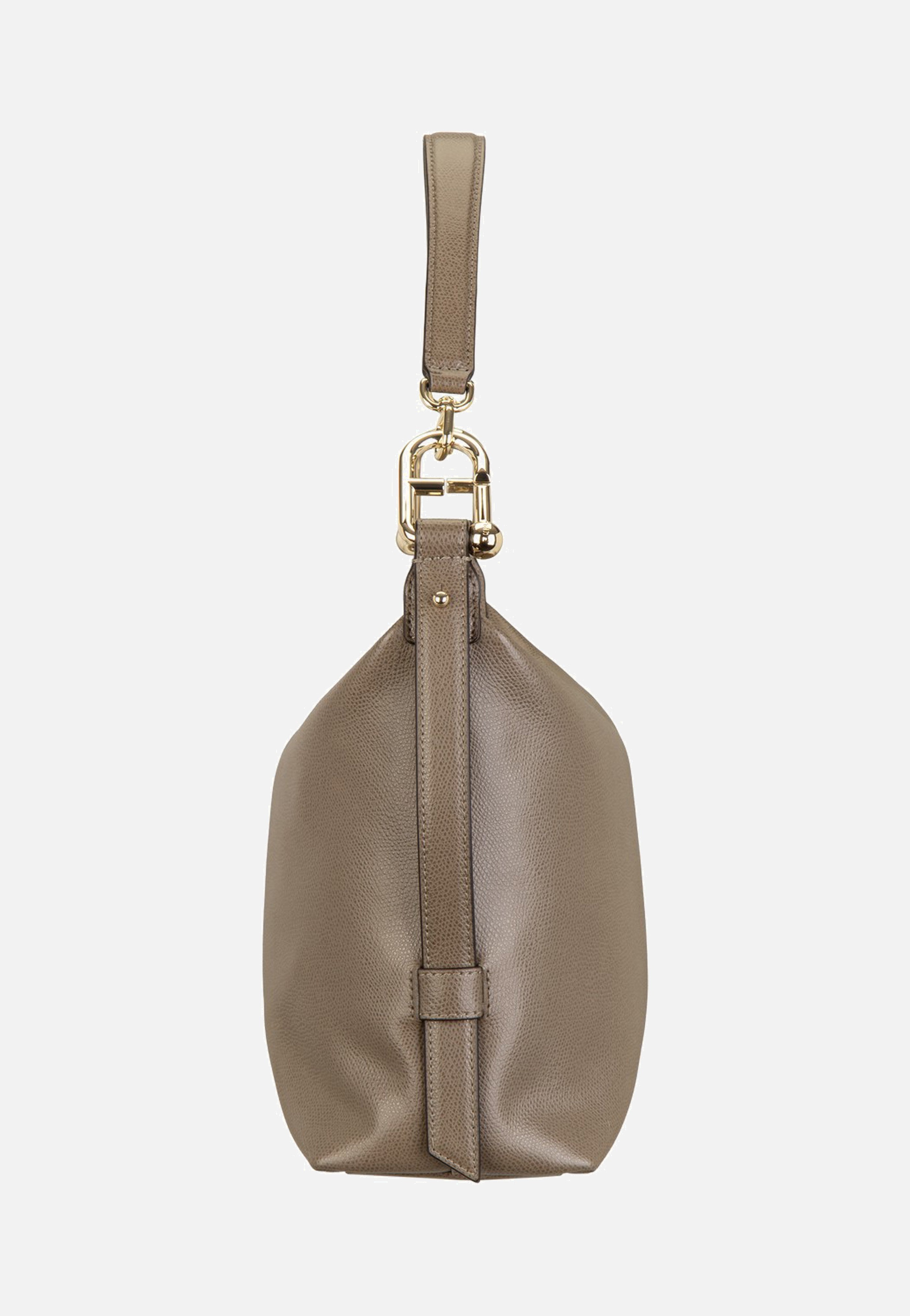 Furla Tonie M Hobo Muddy Gray Shoulder Bag
