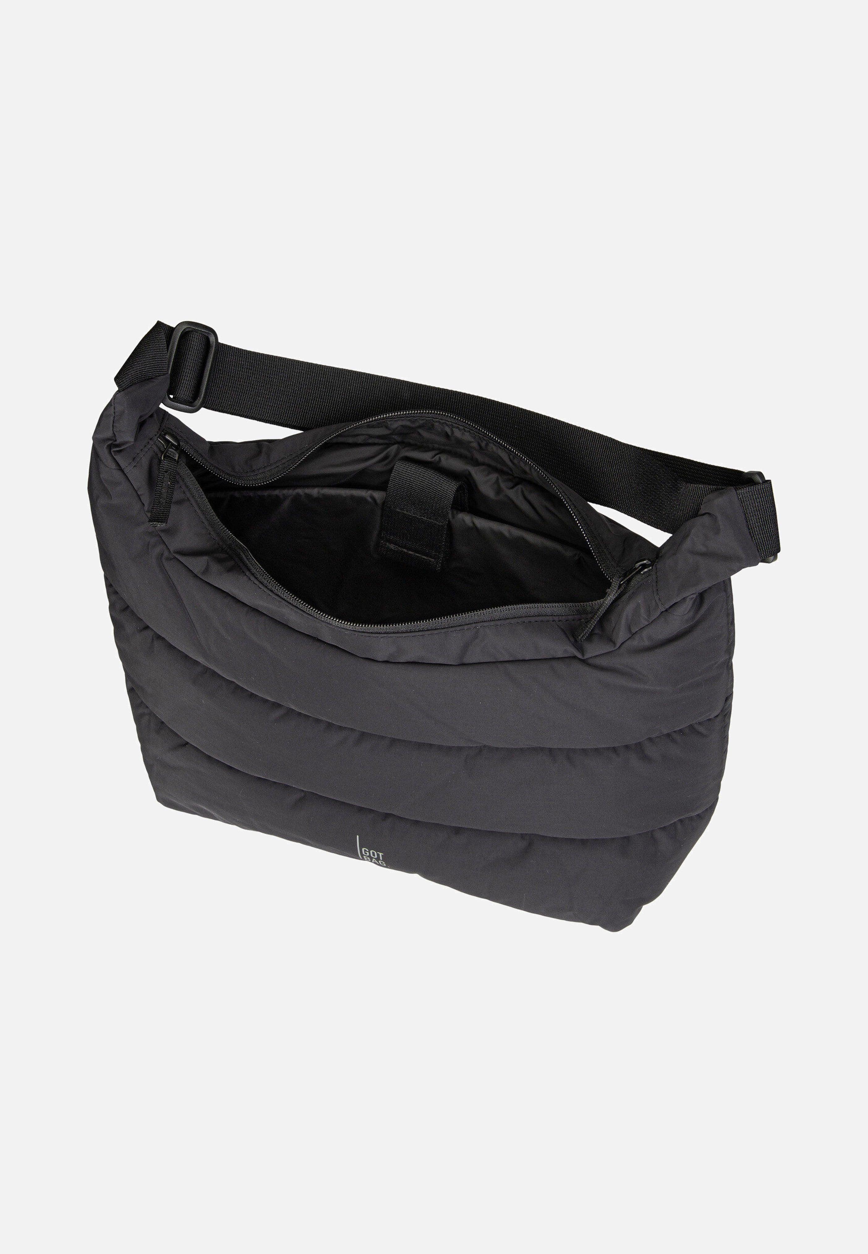 GOT BAG - Puffer Square Bag Large Monochrome Black - Hobo Bag | Women-Image