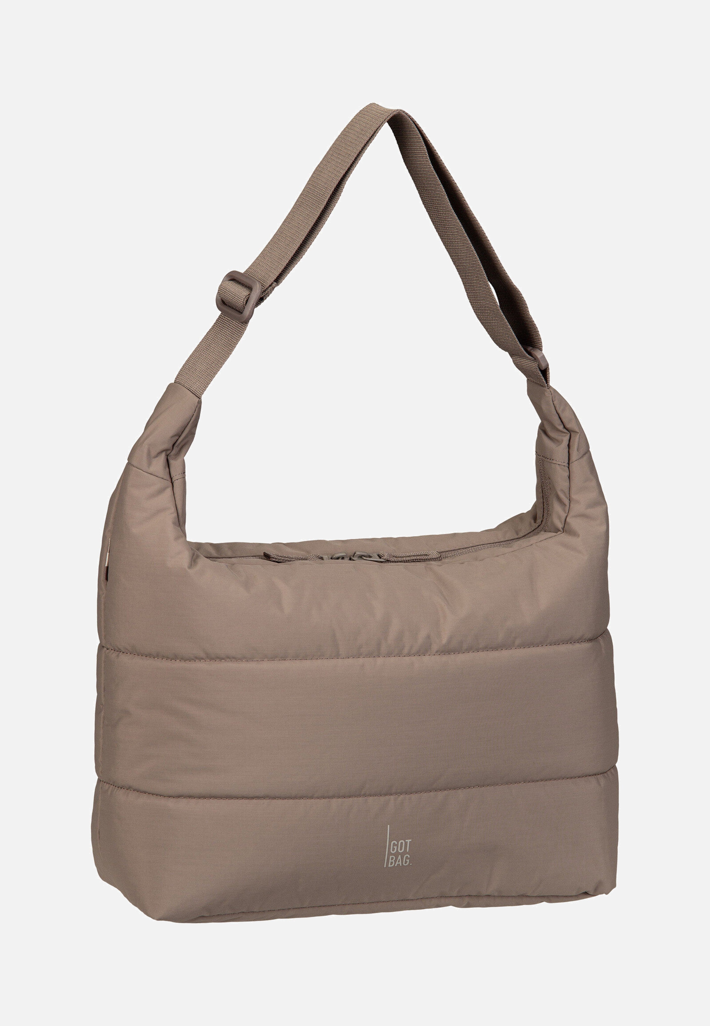 GOT BAG - Puffer Square Bag Large Monochrome Oyster - Hobo Bag | Women-Image