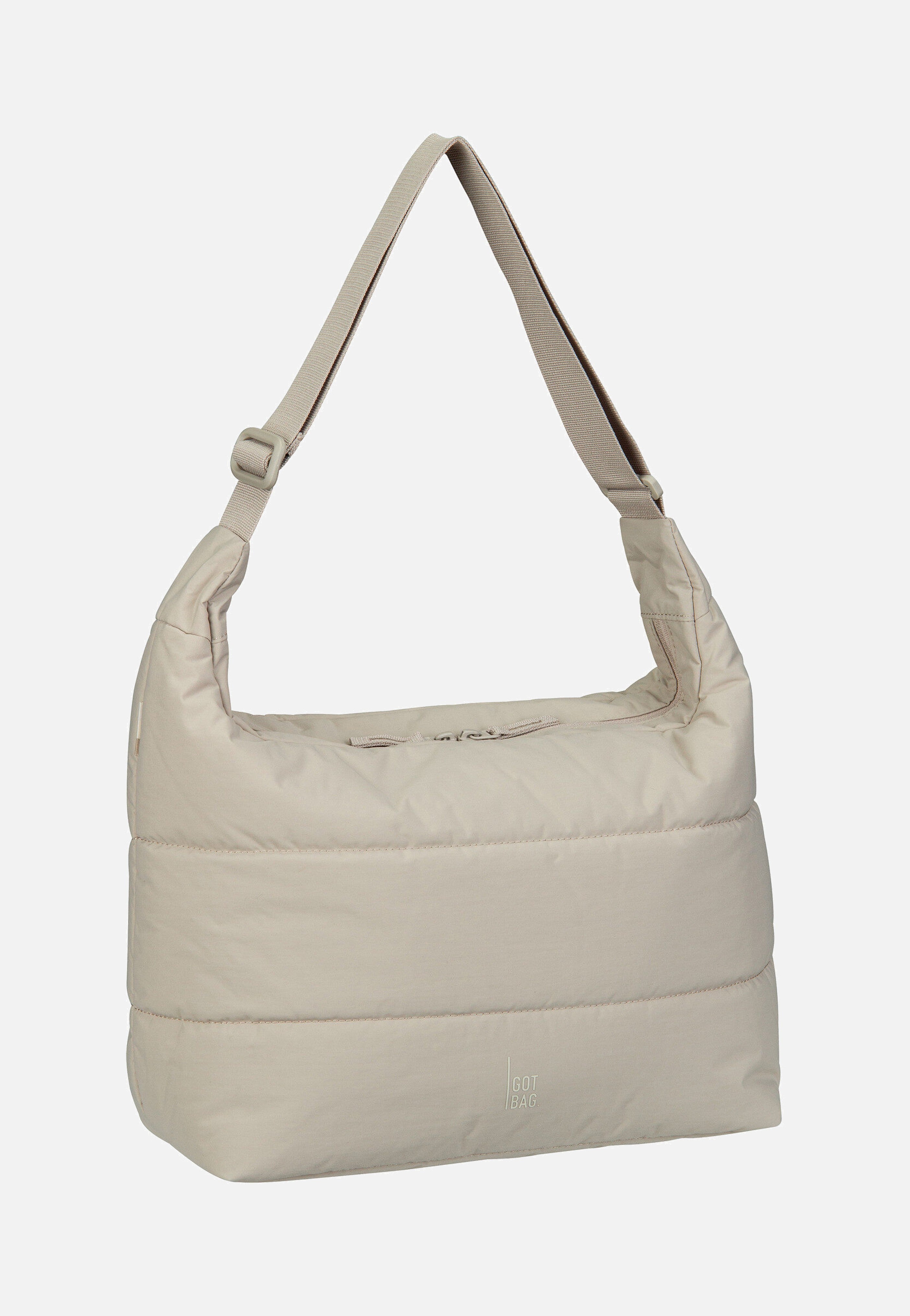 GOT BAG Puffer Square Bag Large Monochrome Scallop Hobo Bag