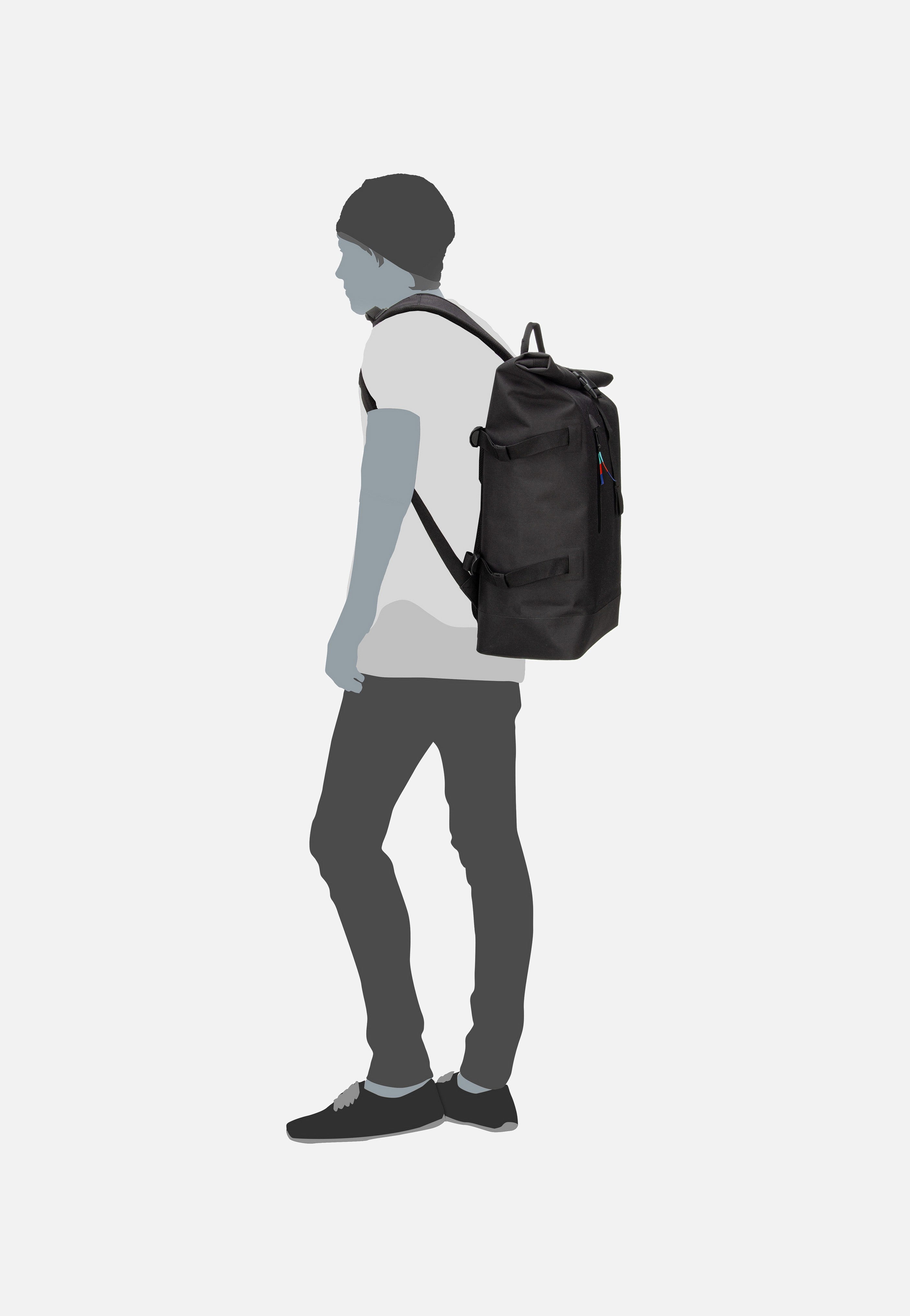 GOT BAG - Rolltop 2.0 Black - Rolltop Backpack | Neutral-Image