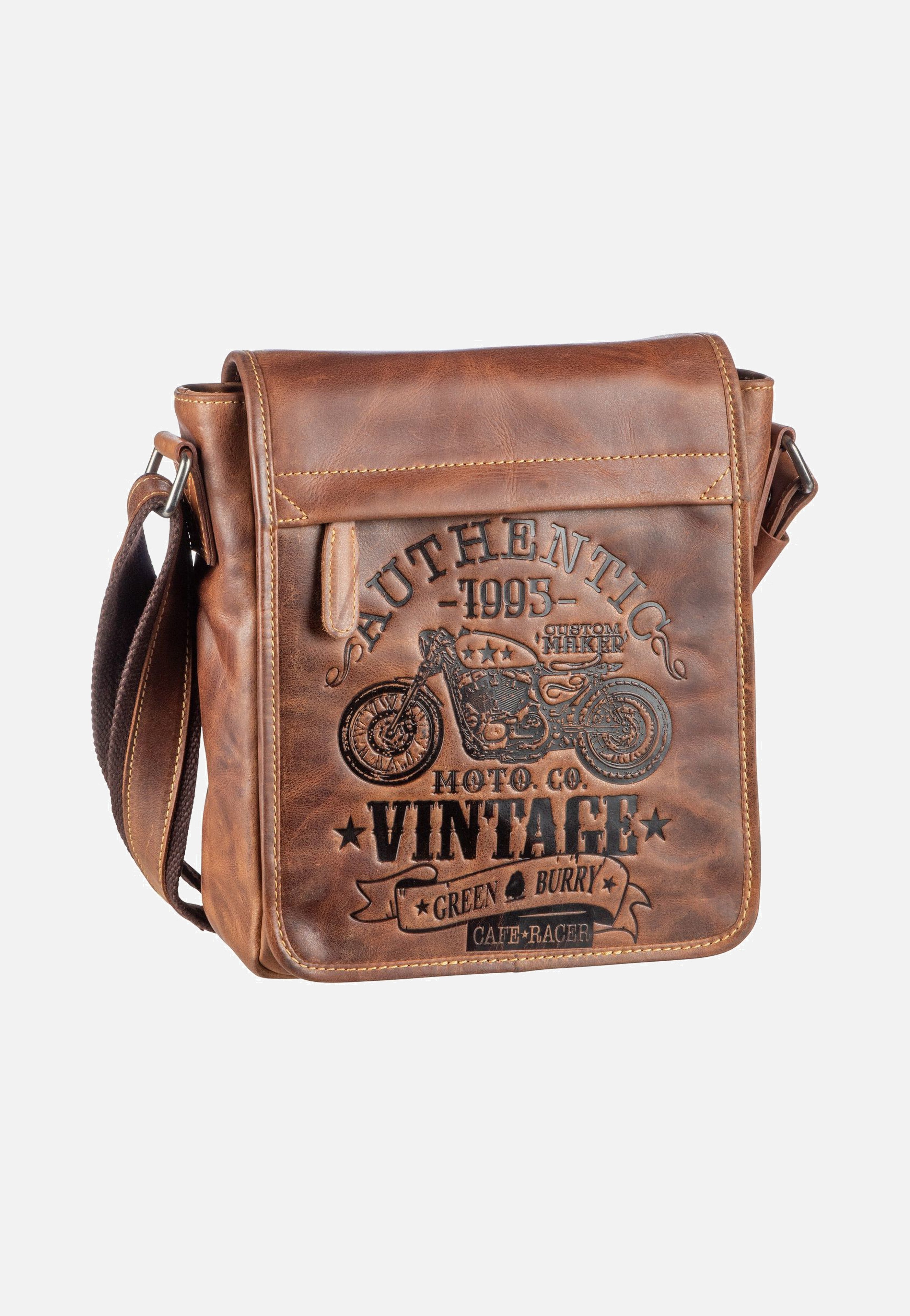 Greenburry - Cafe Racer 0830 Antikbraun - Shoulder Bag | Men-Image