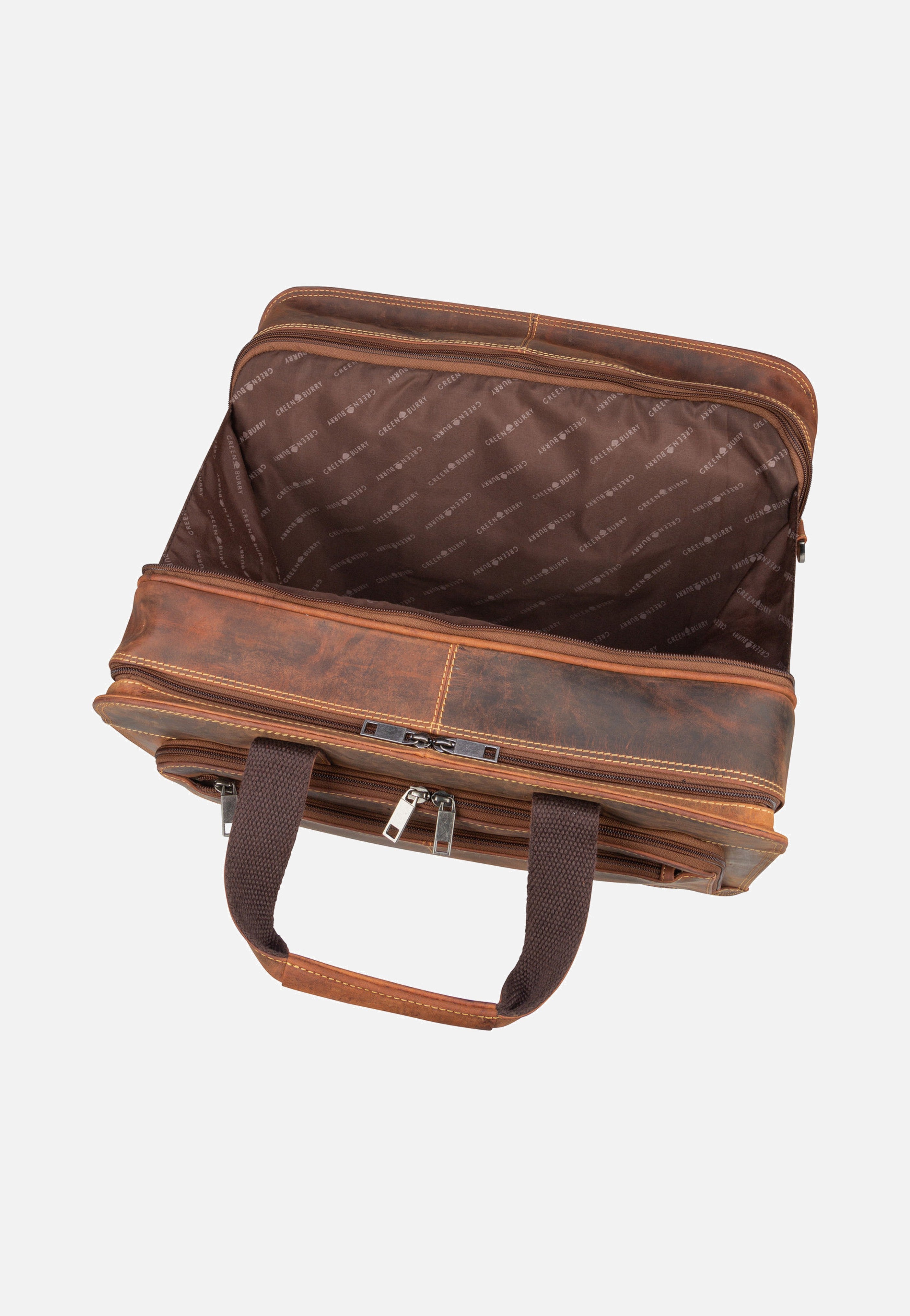 Greenburry - Vintage 1549 Sattelbraun - Pilot Case | Men-Image