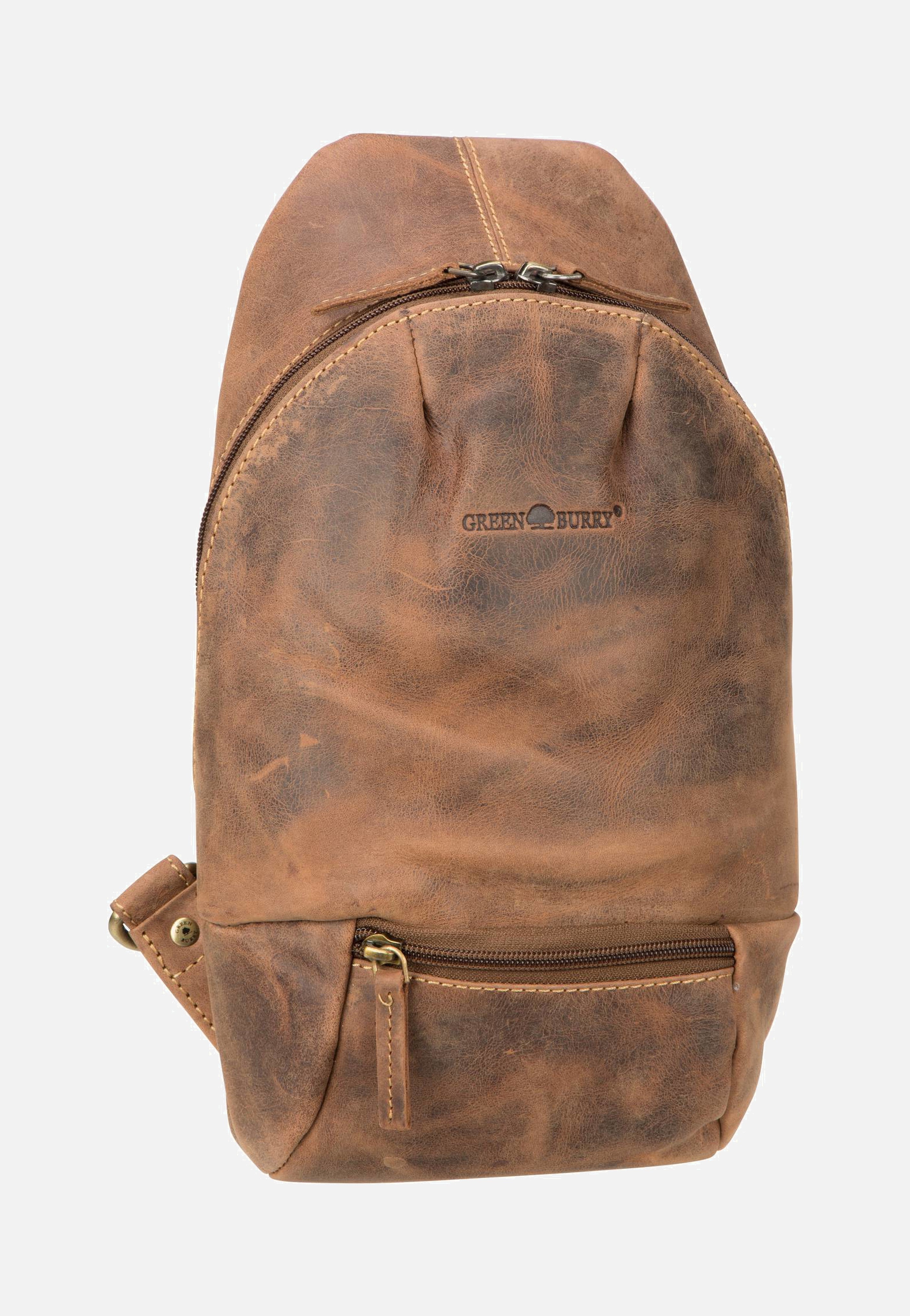 Greenburry - Vintage 1612A Sattelbraun - Sling Bag | Men-Image