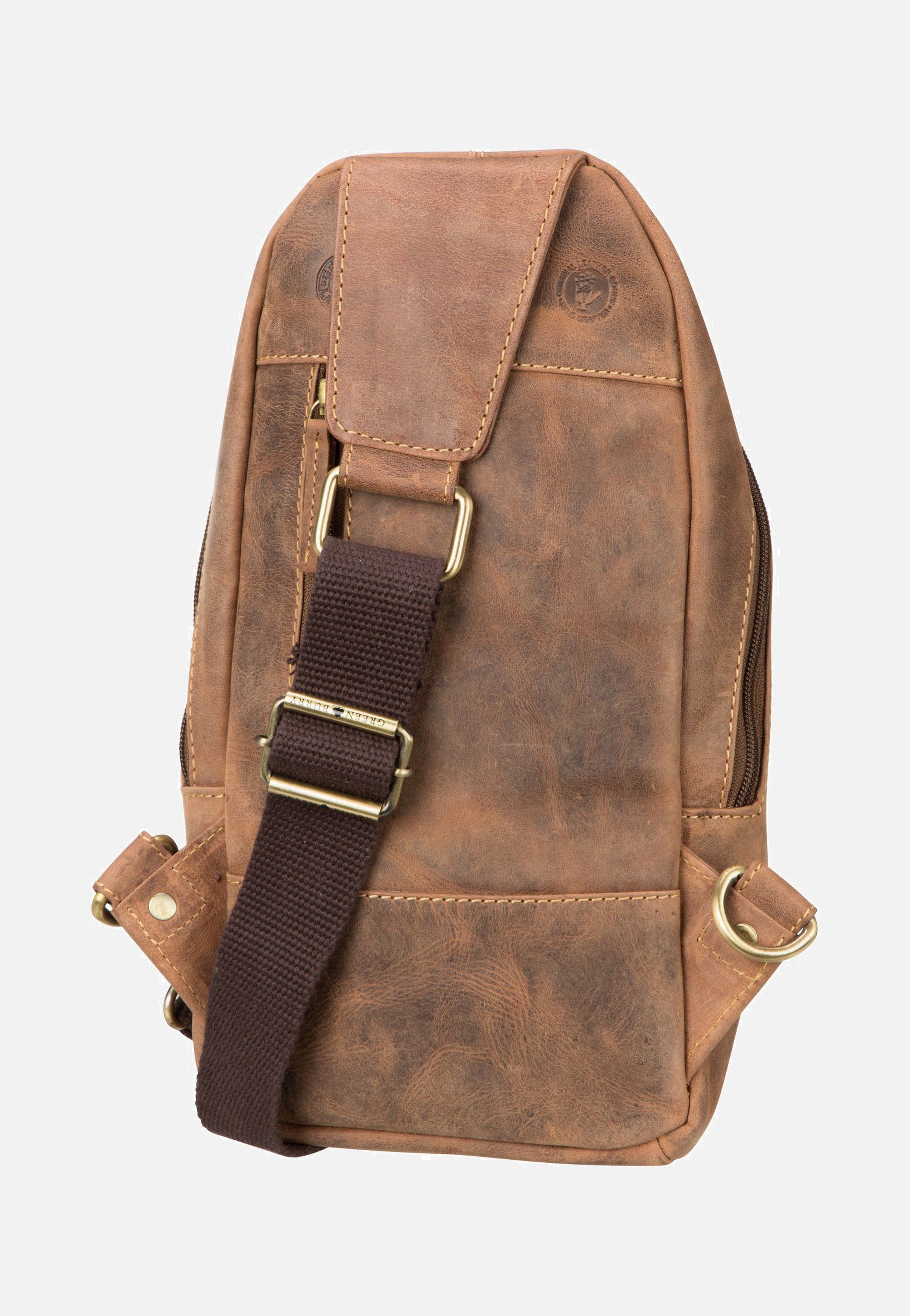 Greenburry - Vintage 1612A Sattelbraun - Sling Bag | Men-Image