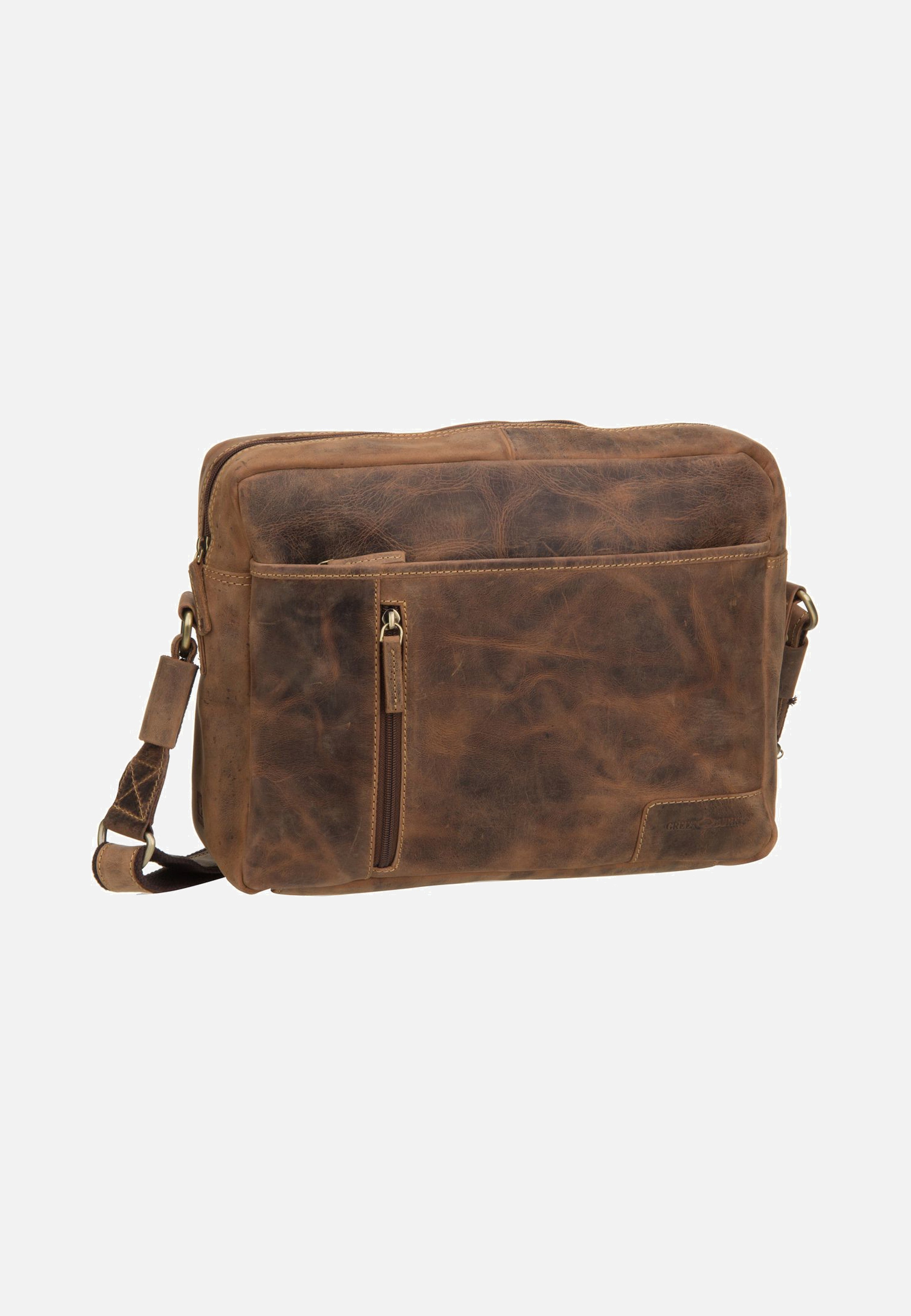 Greenburry - Vintage 1653 Reporter Bag Sattelbraun - Crossbody Bag | Men-Image