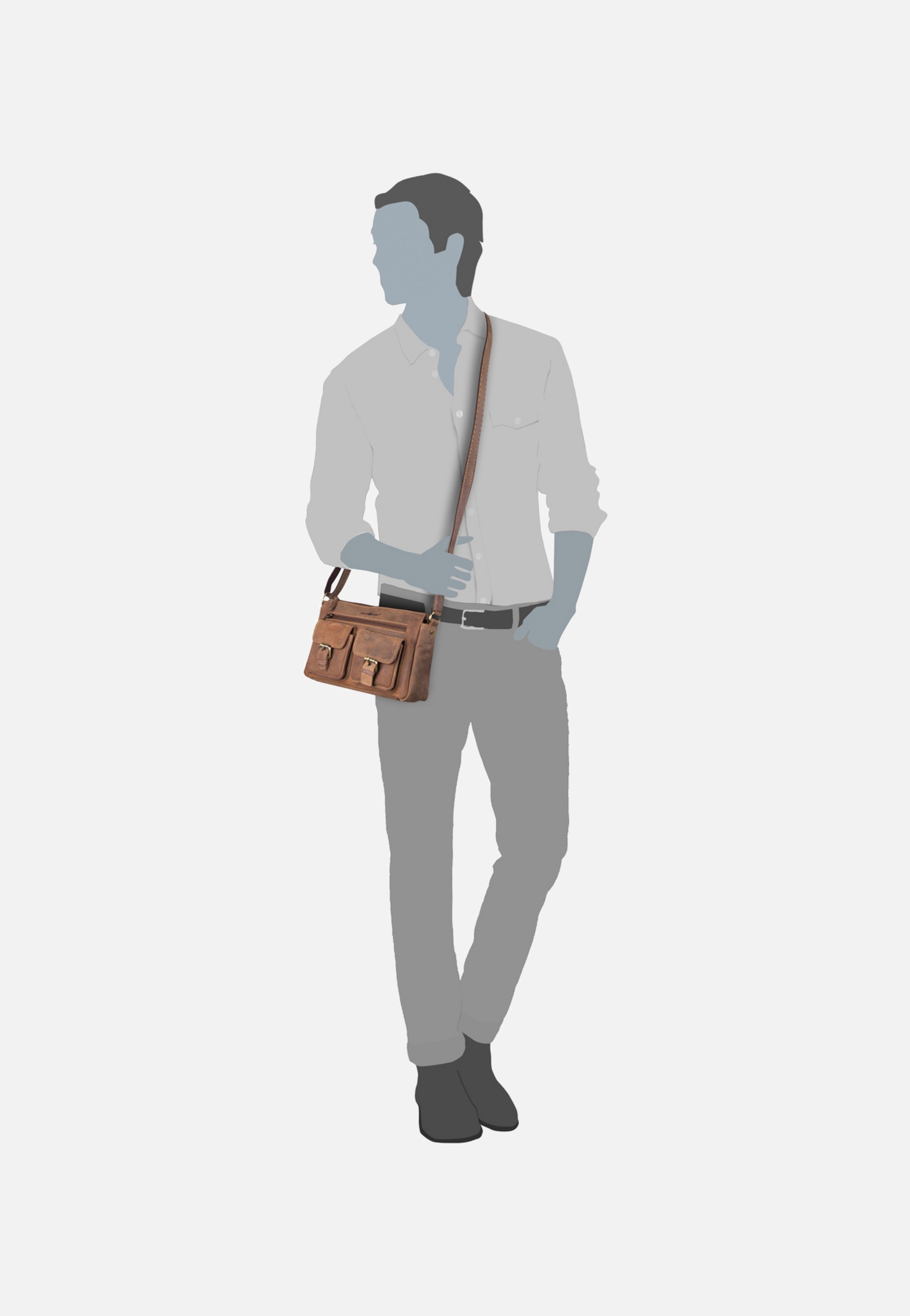 Greenburry - Vintage 1769 Pocketbag Sattelbraun - Crossbody Bag | Neutral-Image