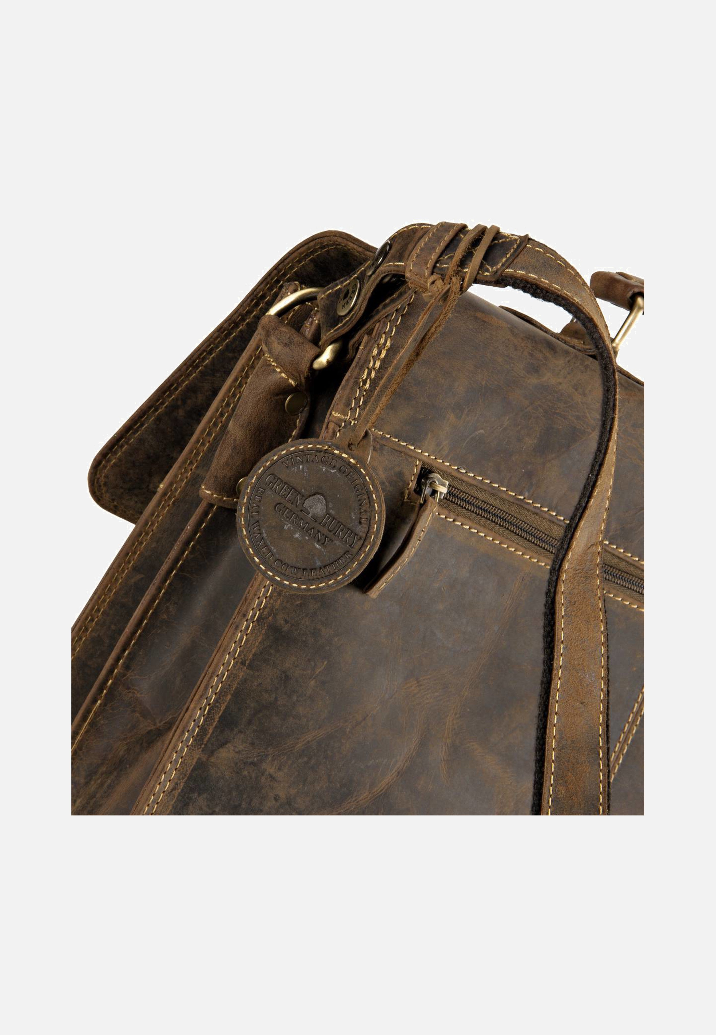 Greenburry Vintage Sattelbraun Aktentasche