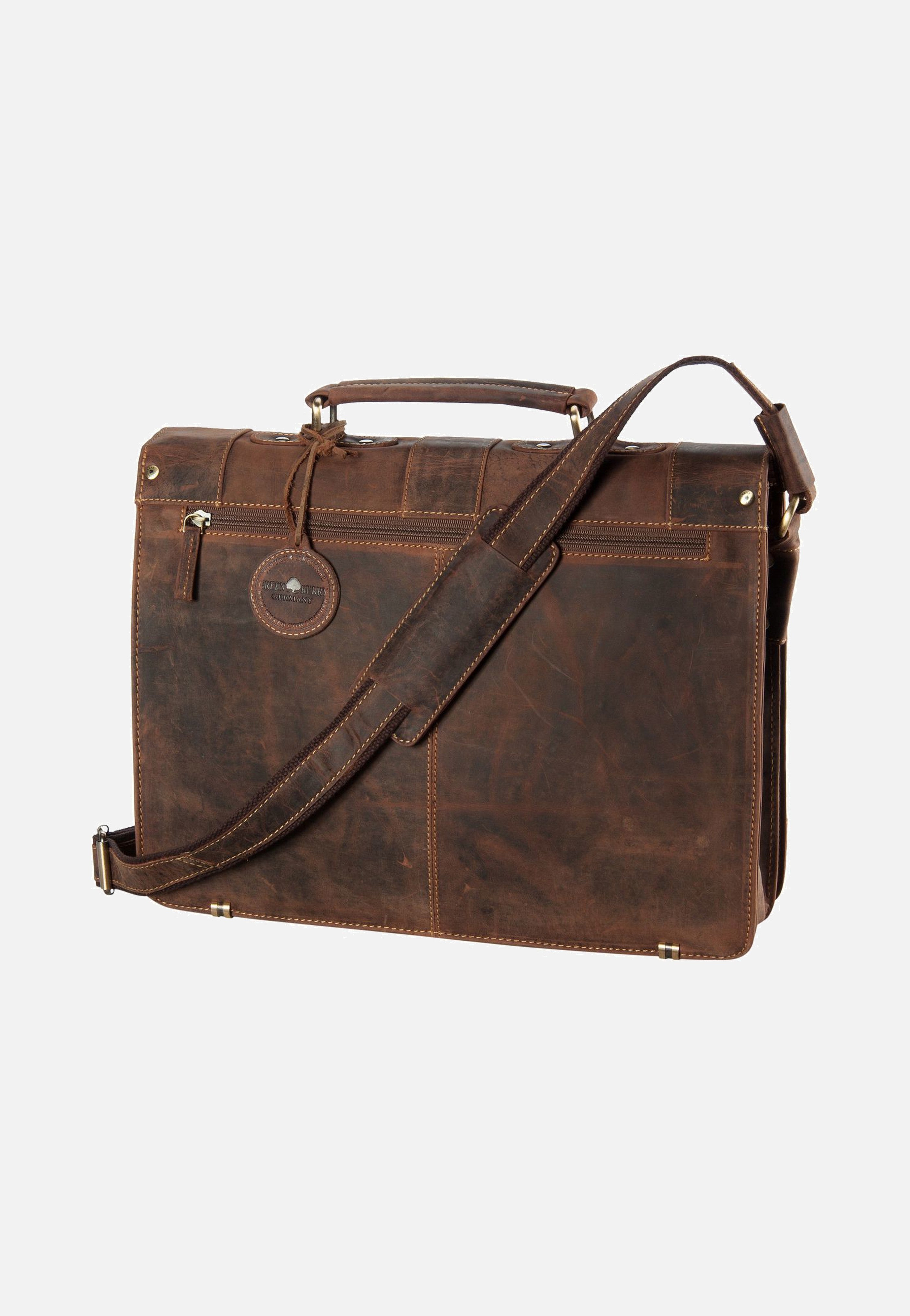 Greenburry - Vintage Mappe 2tlg. Sattelbraun - Briefcase | Men-Image