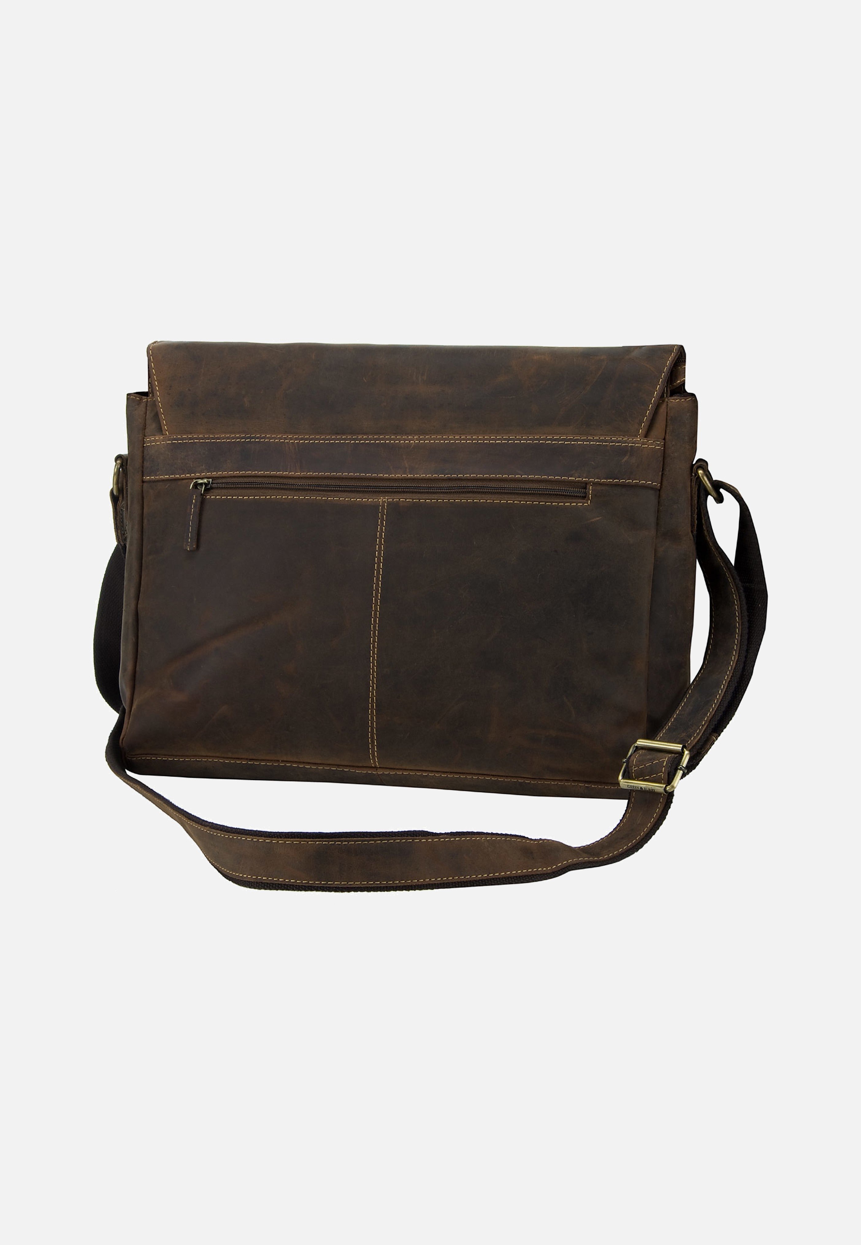 Greenburry - Vintage XXL Tasche Sattelbraun - Messenger Bag | Men-Image