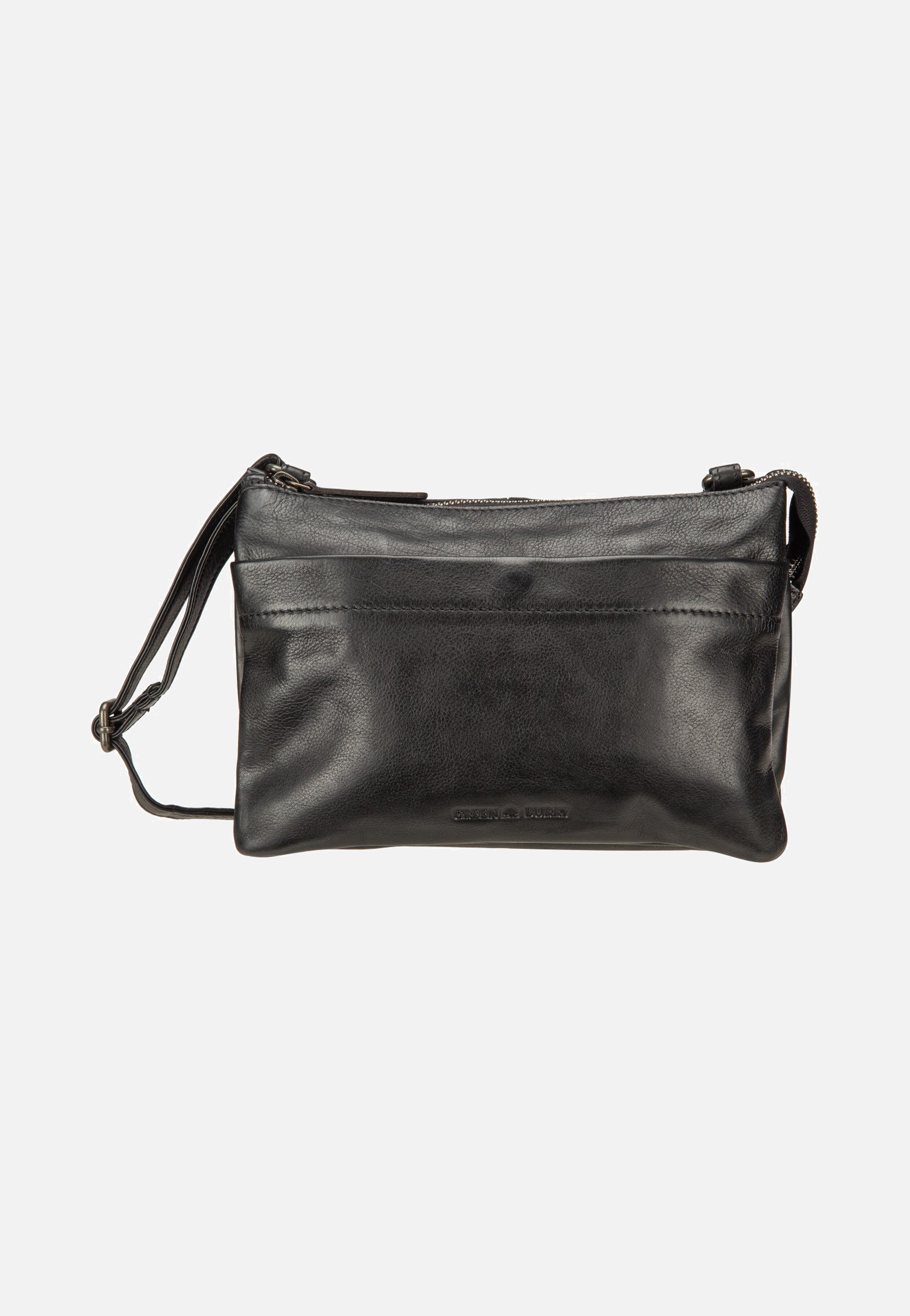 Greenburry Colombiana Rv 3 Zip Medium Black Umhängetasche