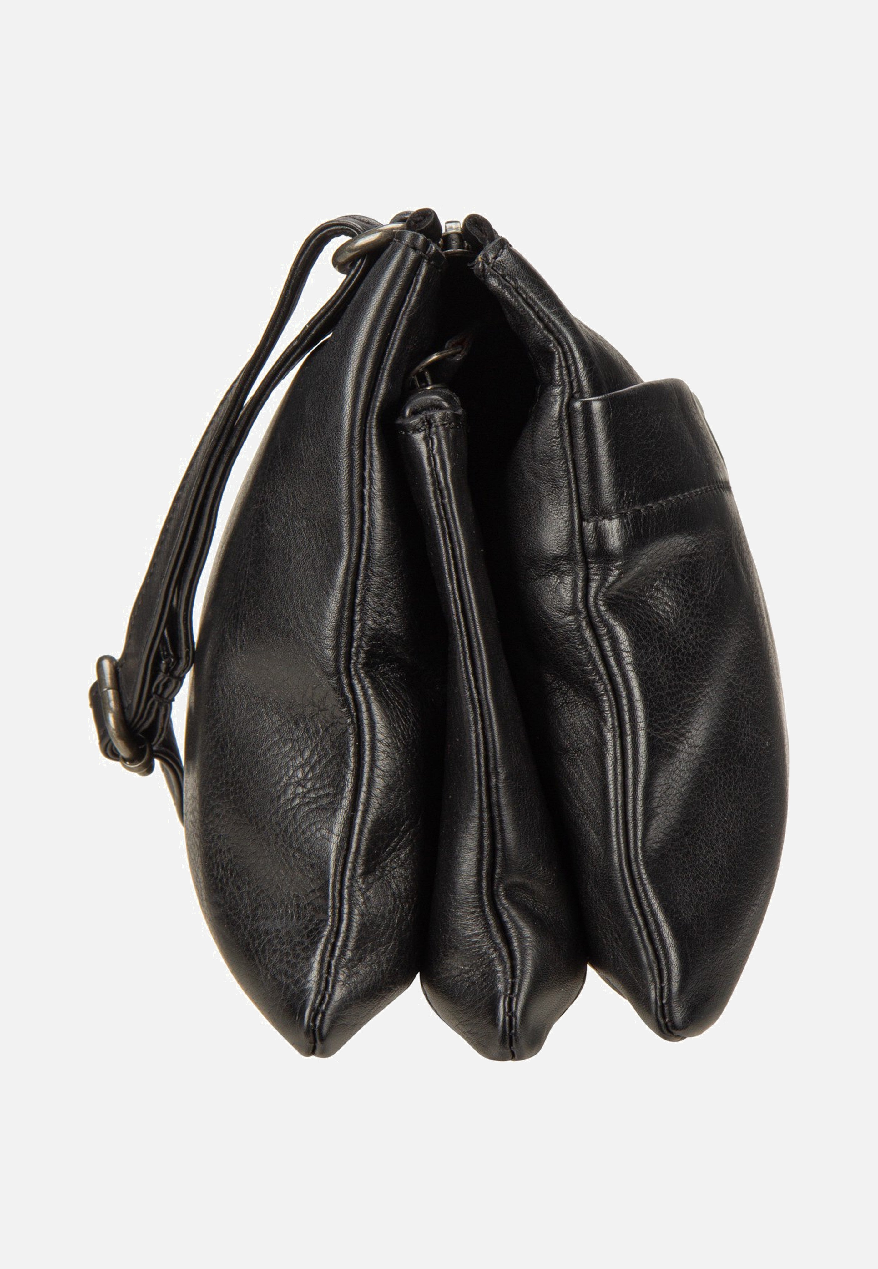 Greenburry Colombiana Rv 3 Zip Medium Black Umhängetasche