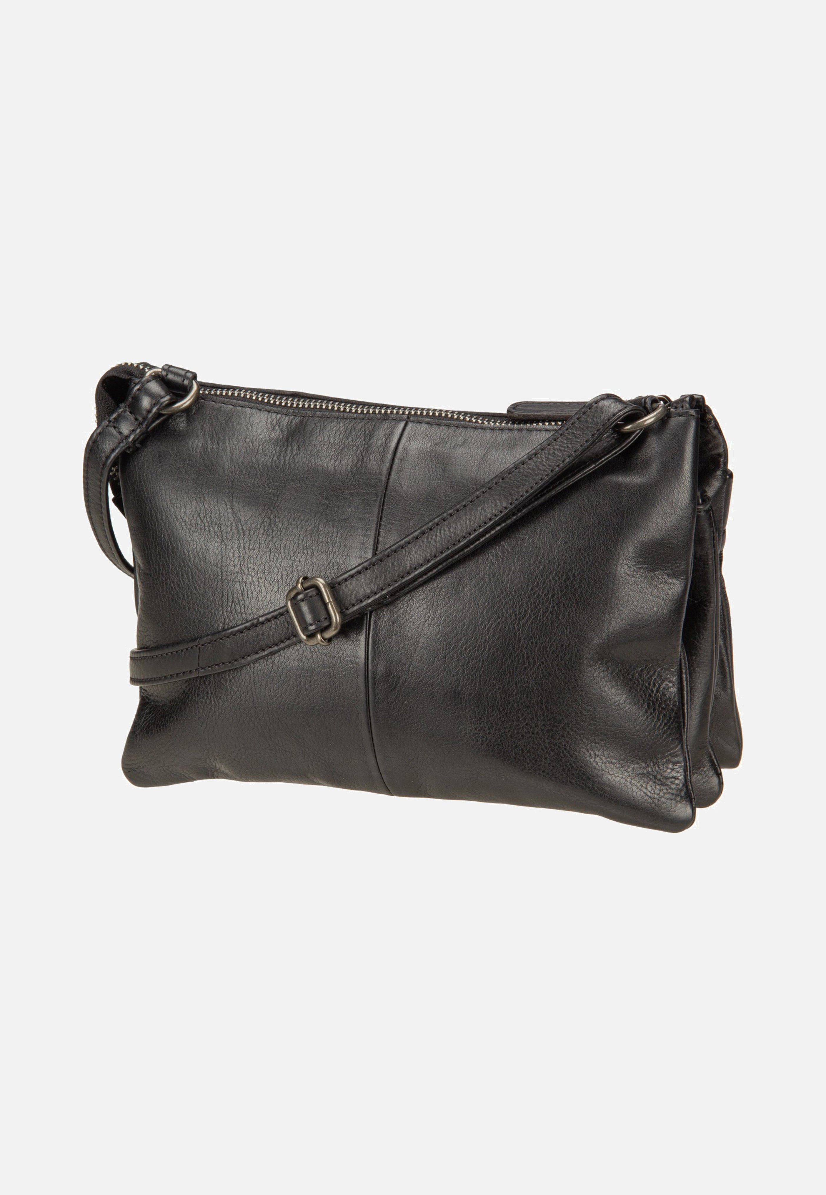 Greenburry Colombiana Rv 3 Zip Medium Black Umhängetasche