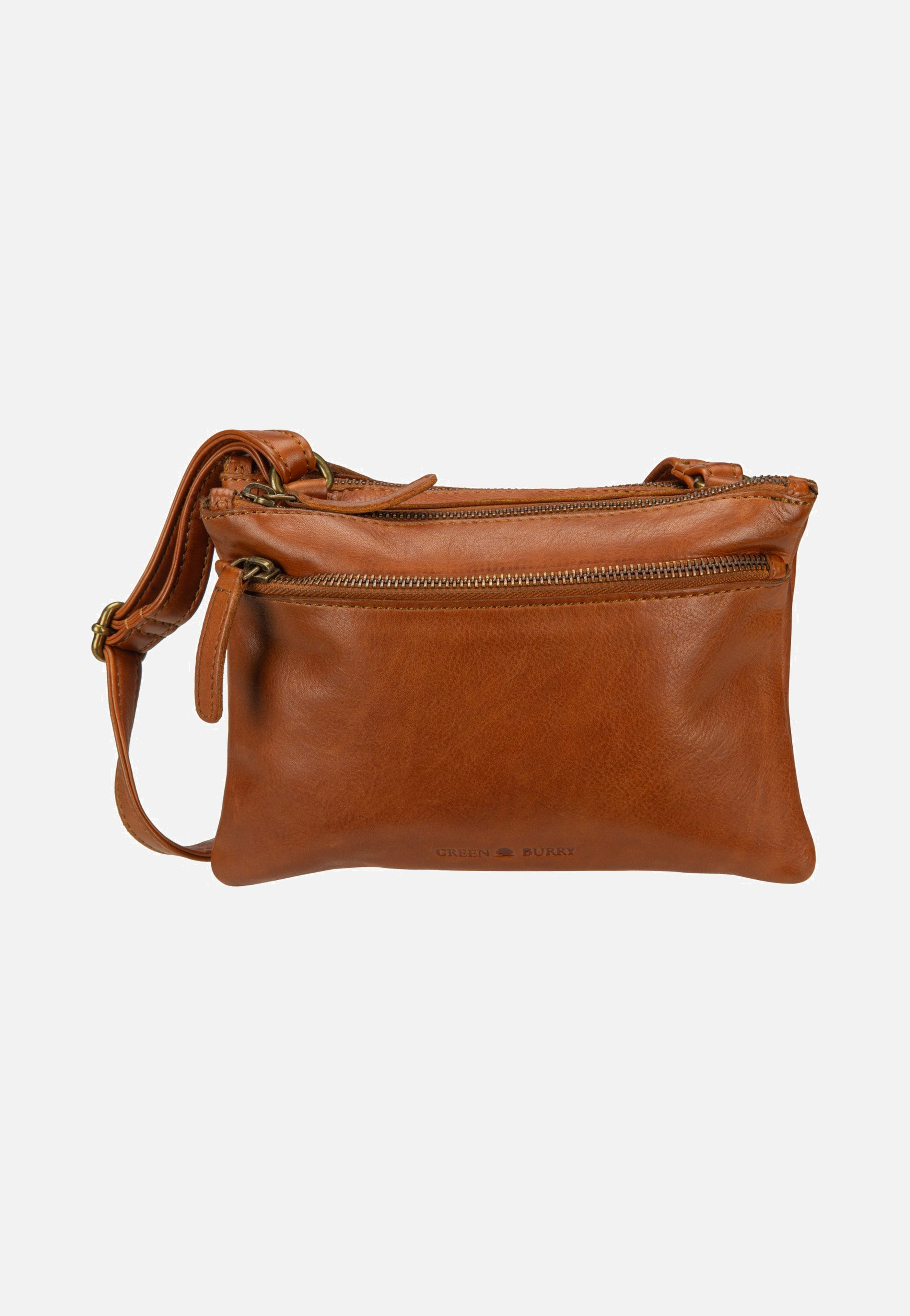 Greenburry Colombiana Rv 3 Zip Small Nougat Umhängetasche