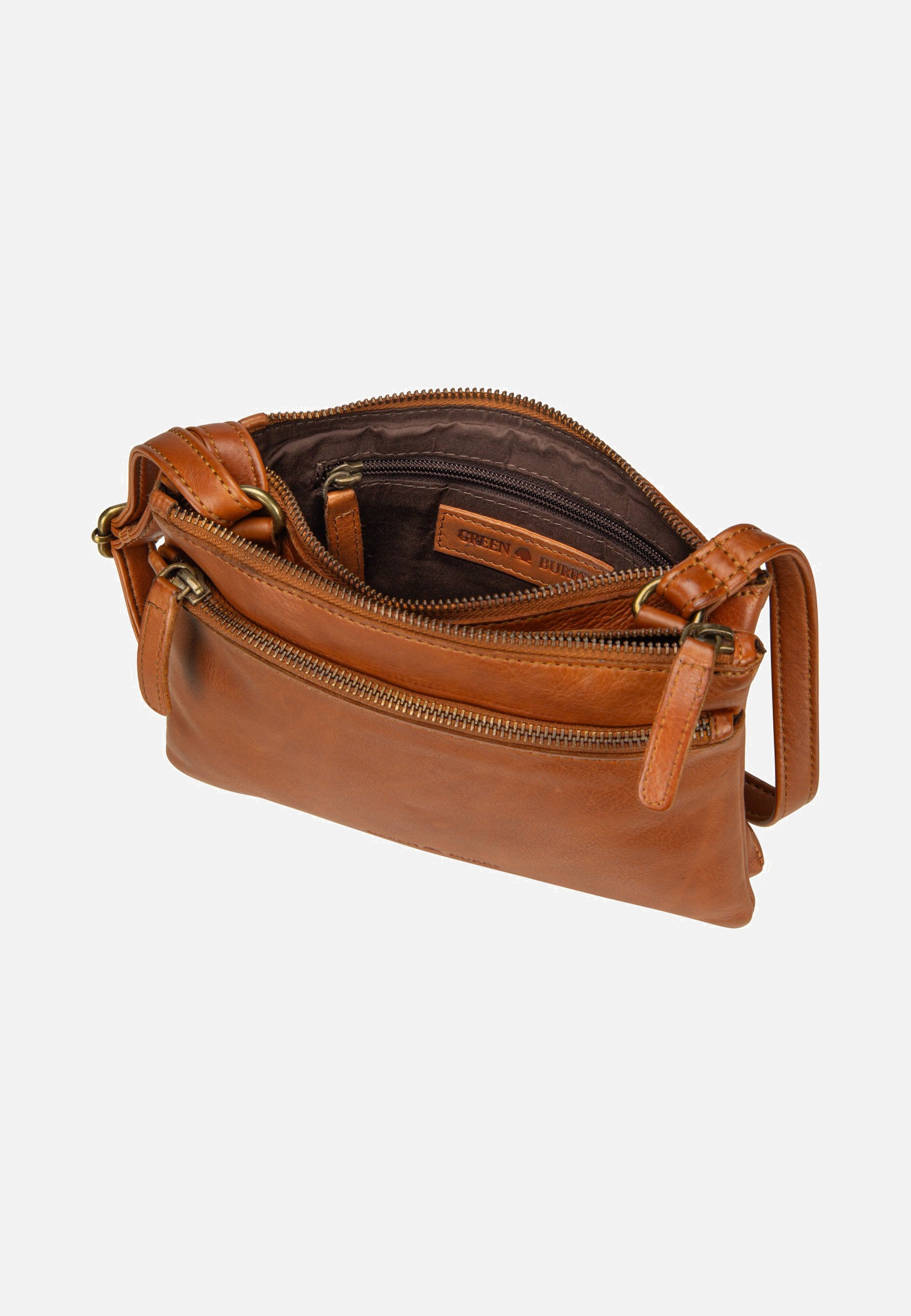 Greenburry - Colombiana Rv 3 Zip Small Nougat - Crossbody Bag | Neutral-Image