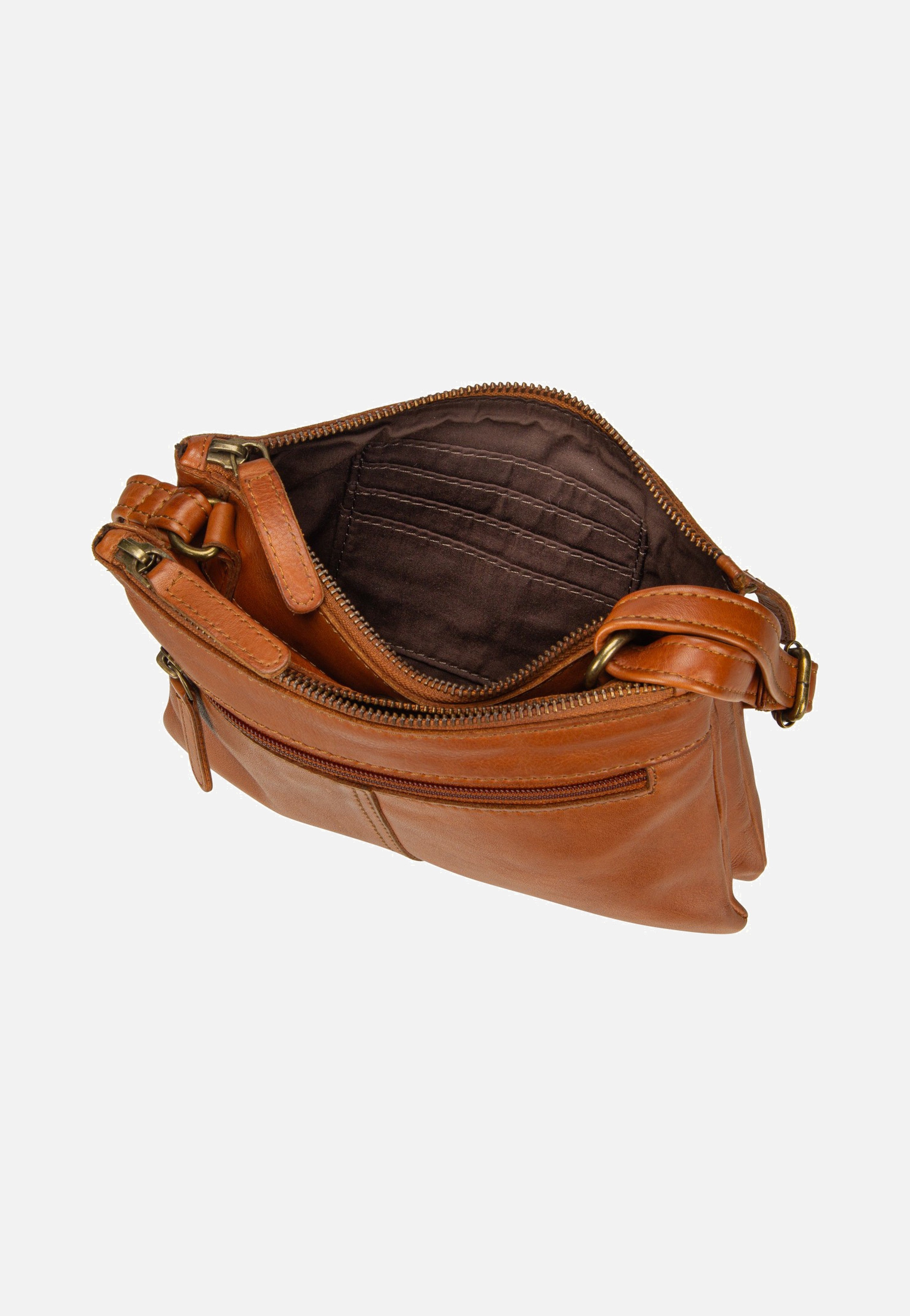 Greenburry - Colombiana Rv 3 Zip Small Nougat - Crossbody Bag | Neutral-Image