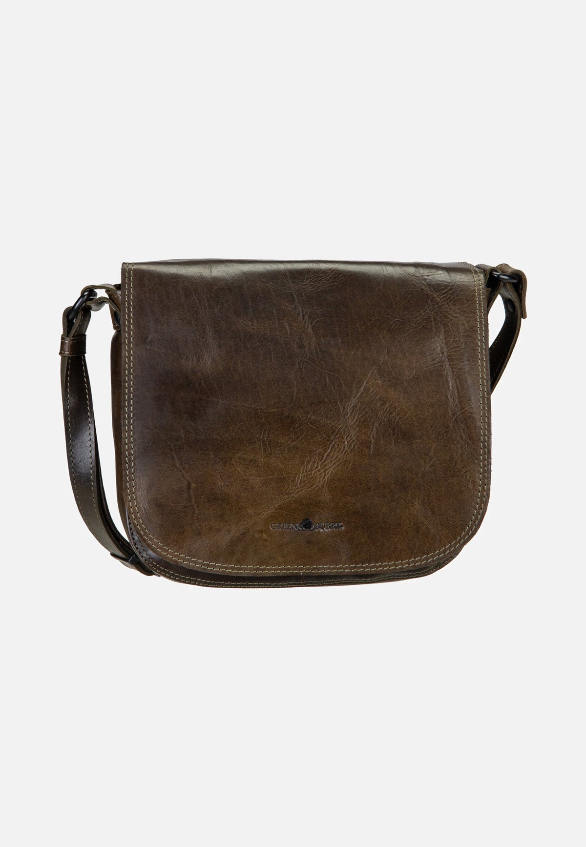 Greenburry Newport 2121 British Green Crossbody Bag