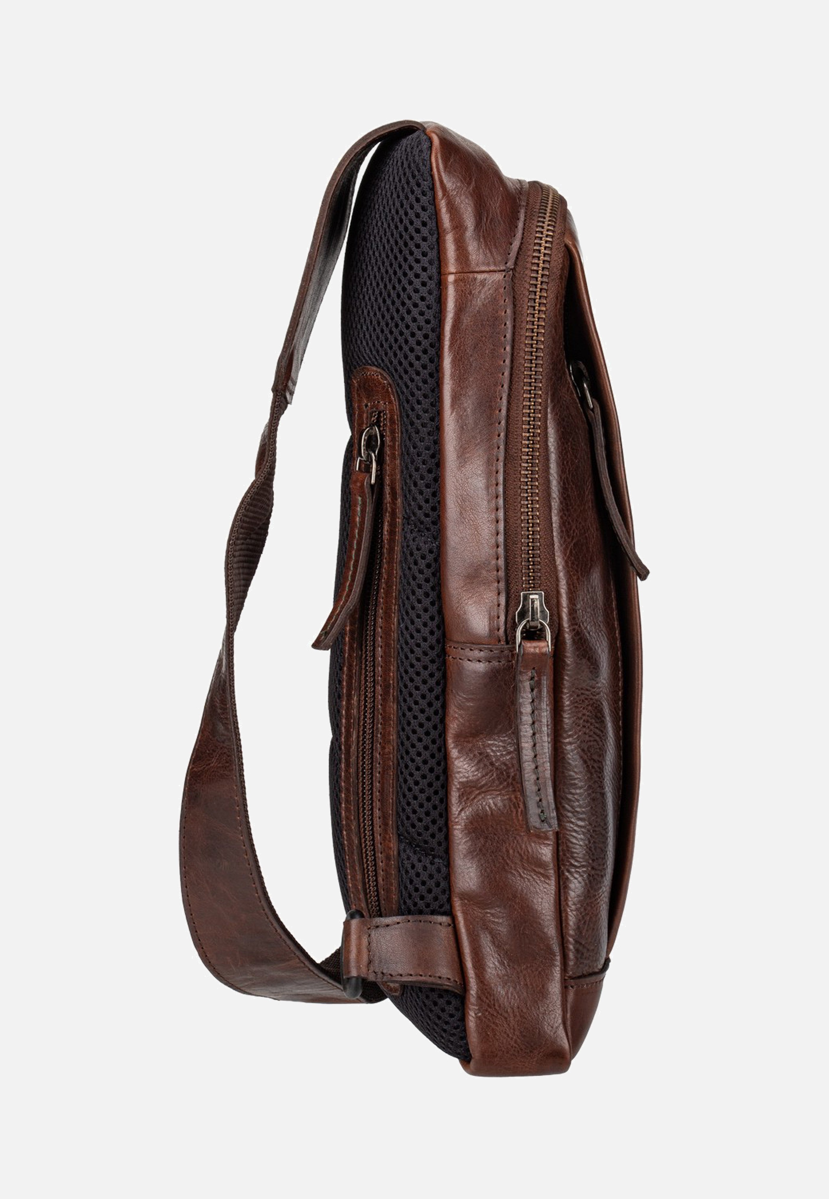 Greenburry Newport Crossover-Bag Coffee Umhängetasche