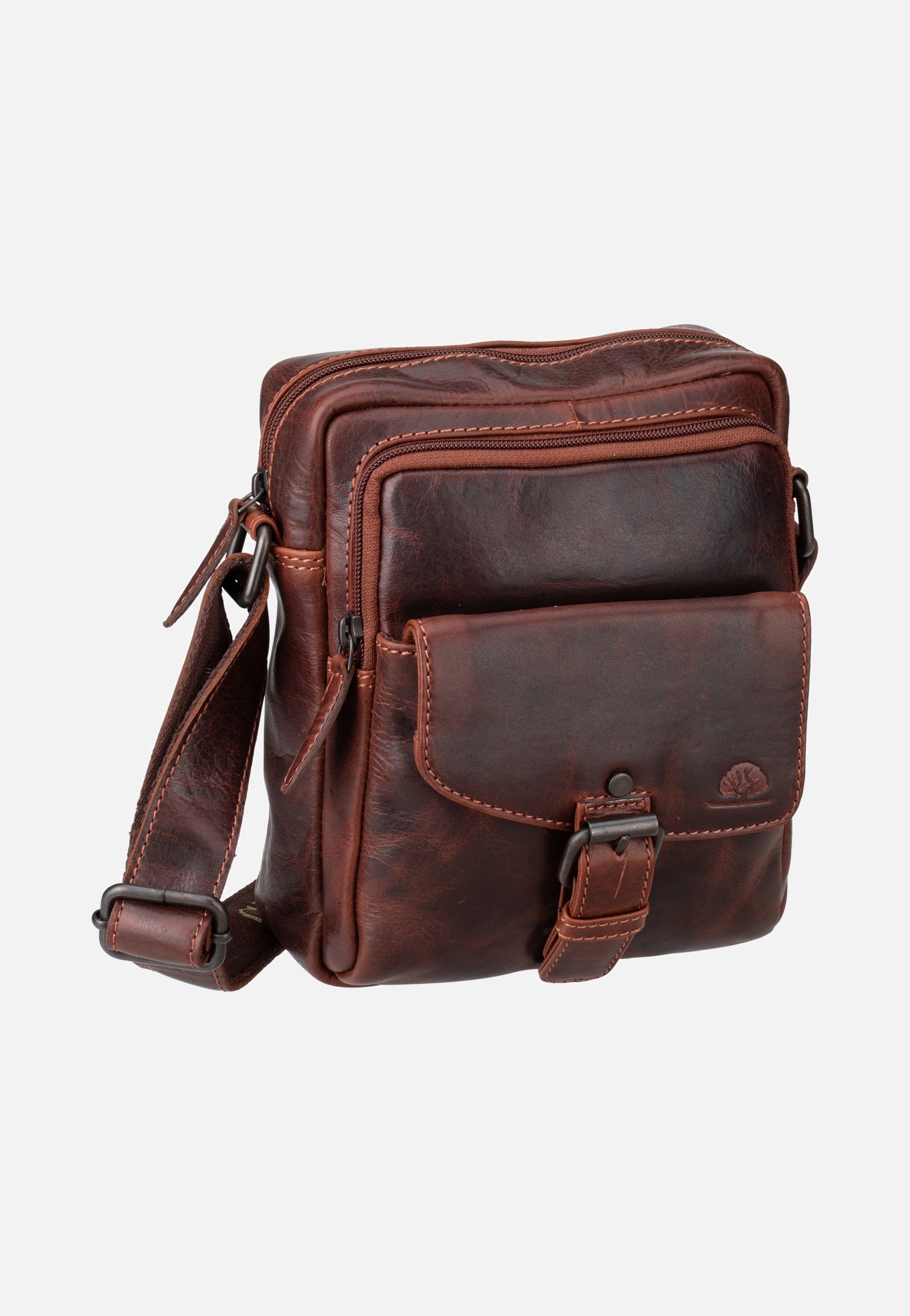 Greenburry - Rugged Shoulderbag M Teak Brown - Shoulder Bag | Neutral-Image