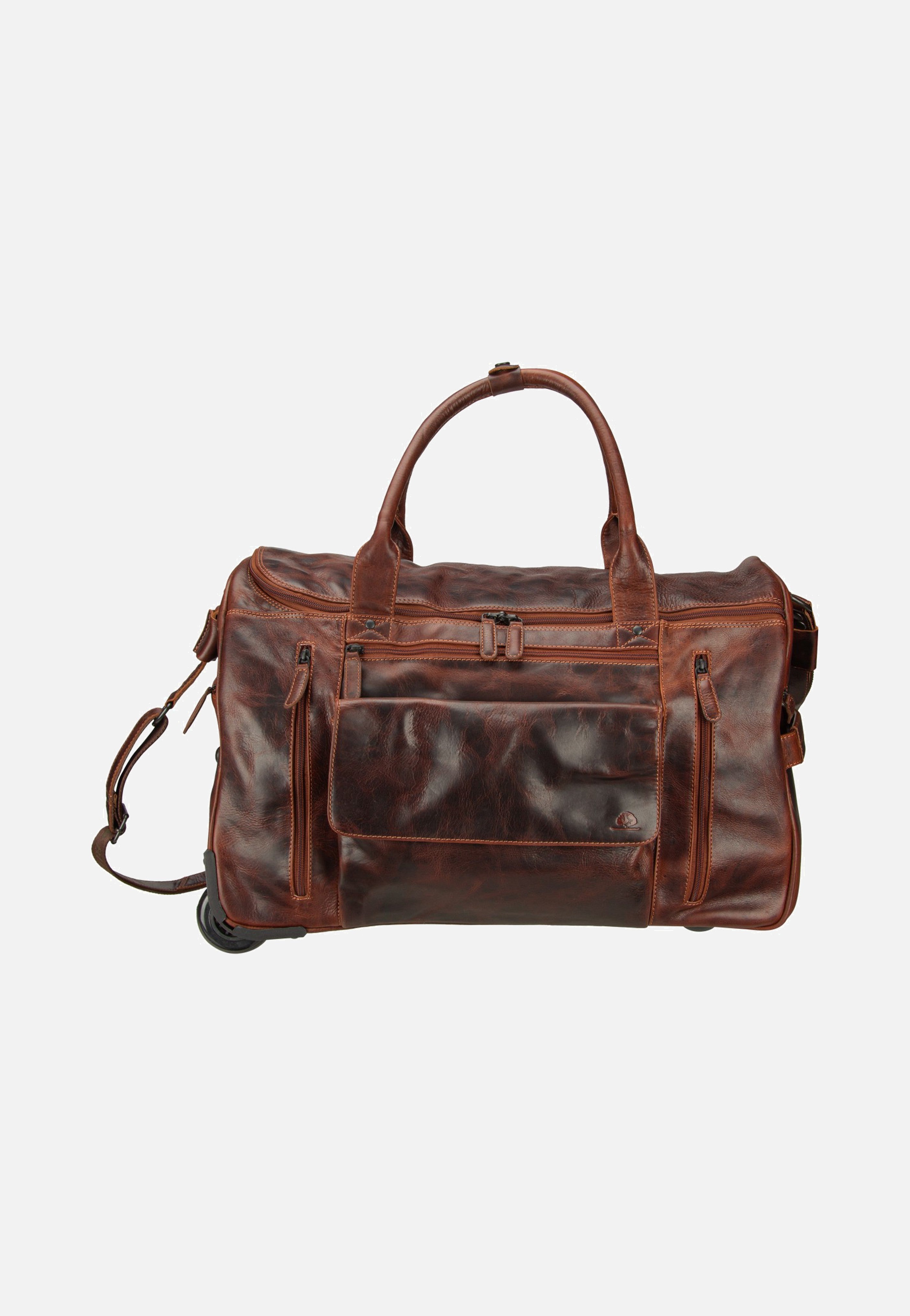 Greenburry Rugged Trolley Traveller Teak Brown Reisetasche