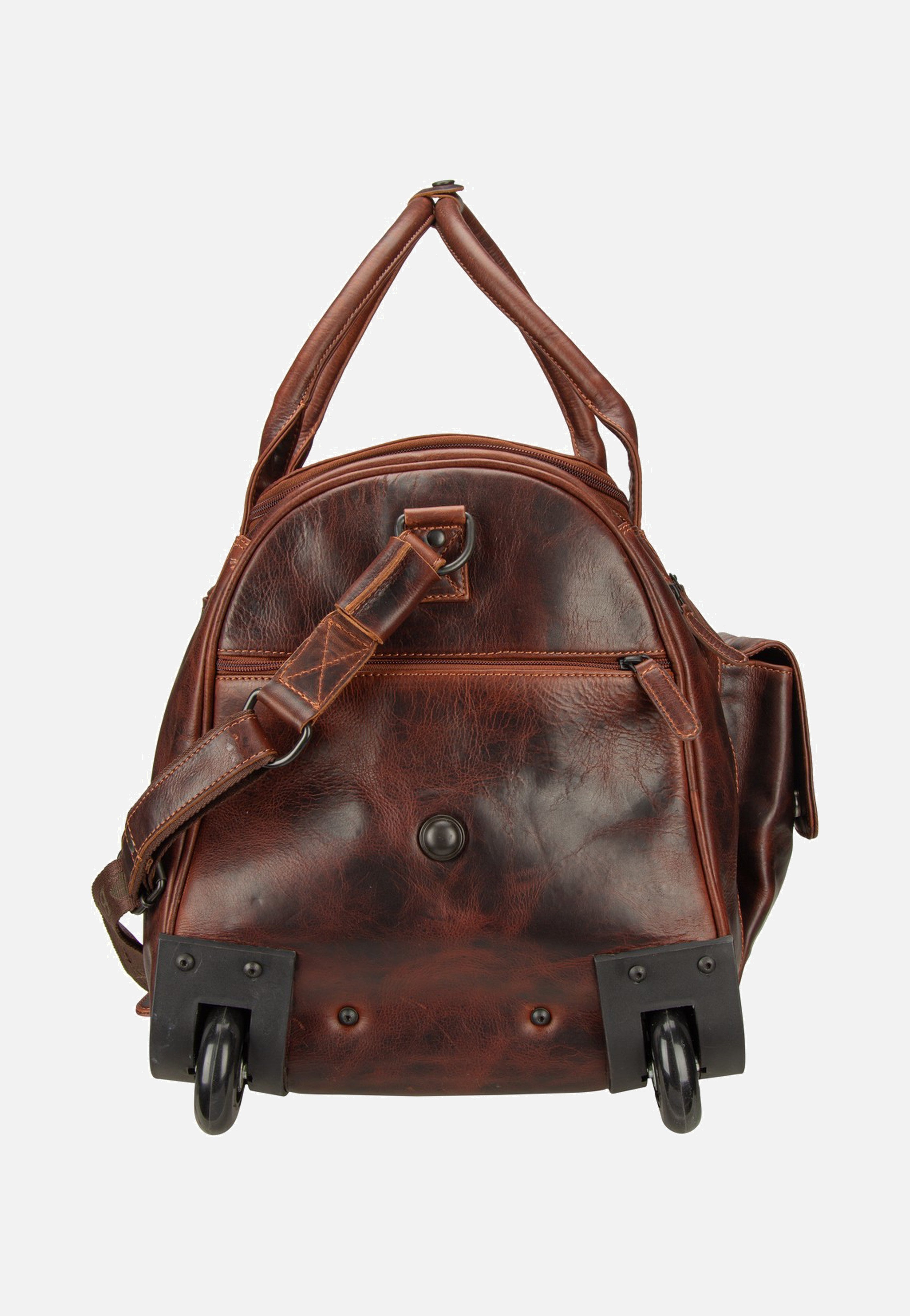 Greenburry Rugged Trolley Traveller Teak Brown Reisetasche