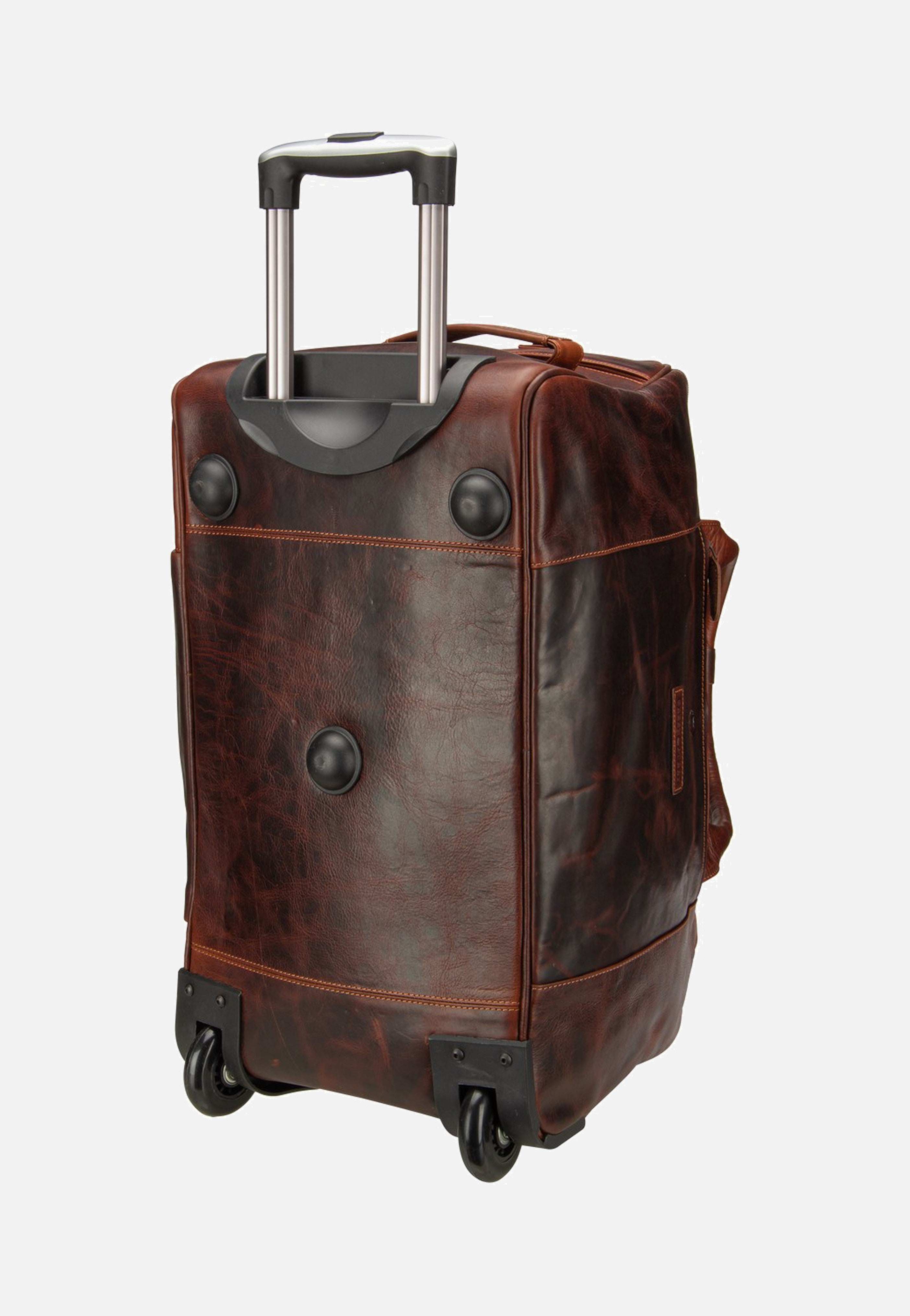 Greenburry Rugged Trolley Traveller Teak Brown Reisetasche