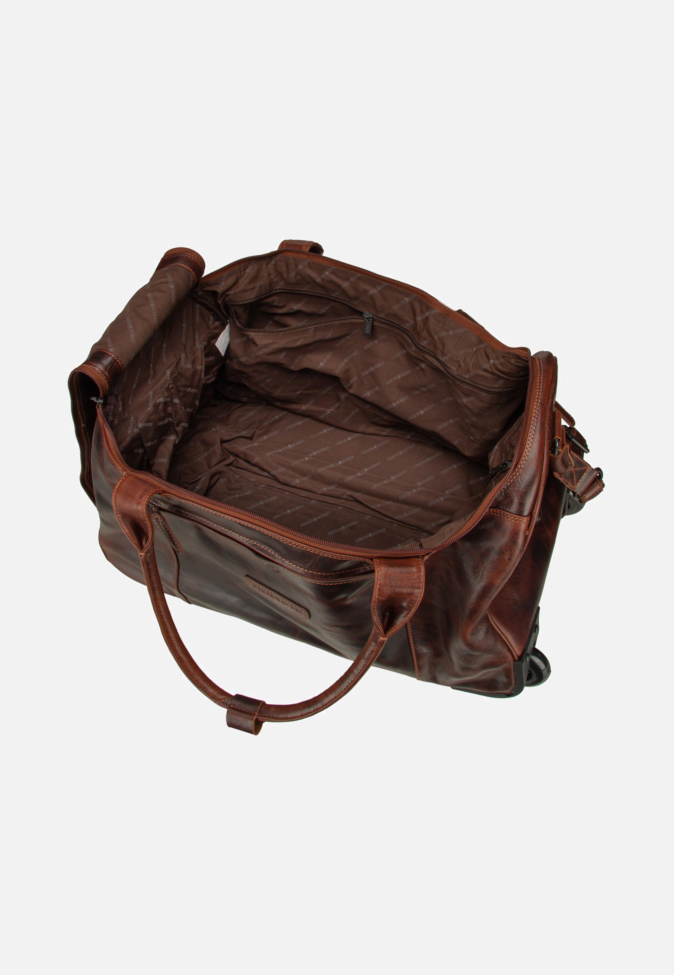 Greenburry Rugged Trolley Traveller Teak Brown Reisetasche