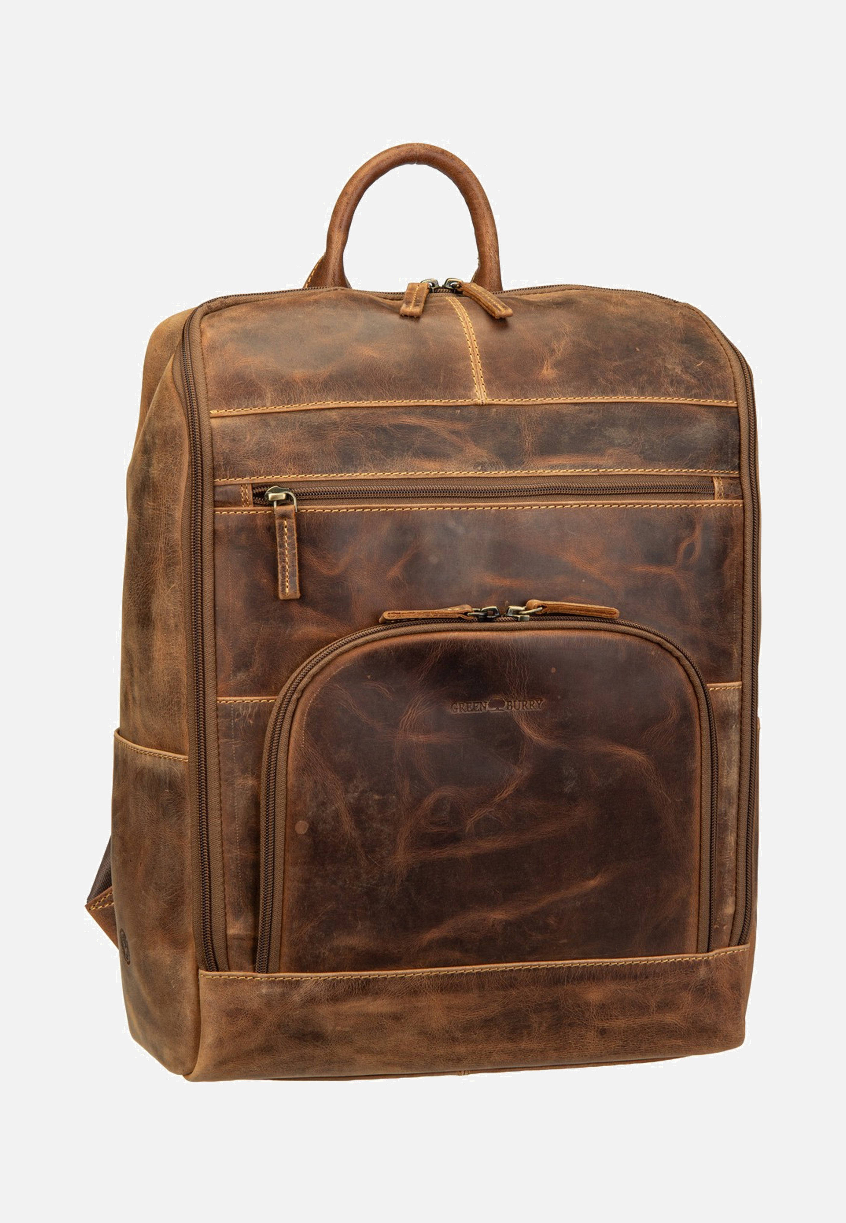 Greenburry Vintage Business XL Sattelbraun Rucksack