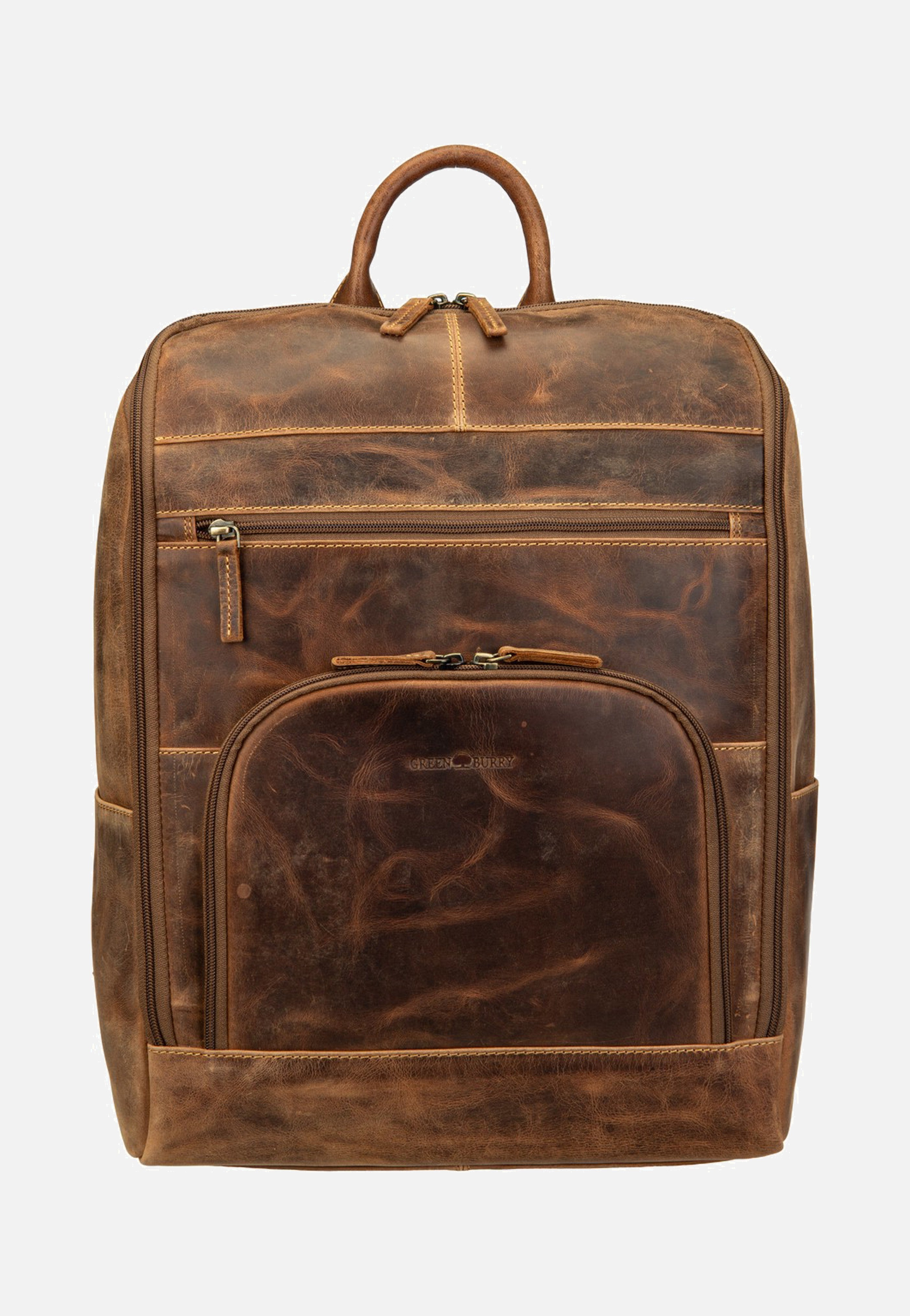 Greenburry Vintage Business XL Sattelbraun Backpack
