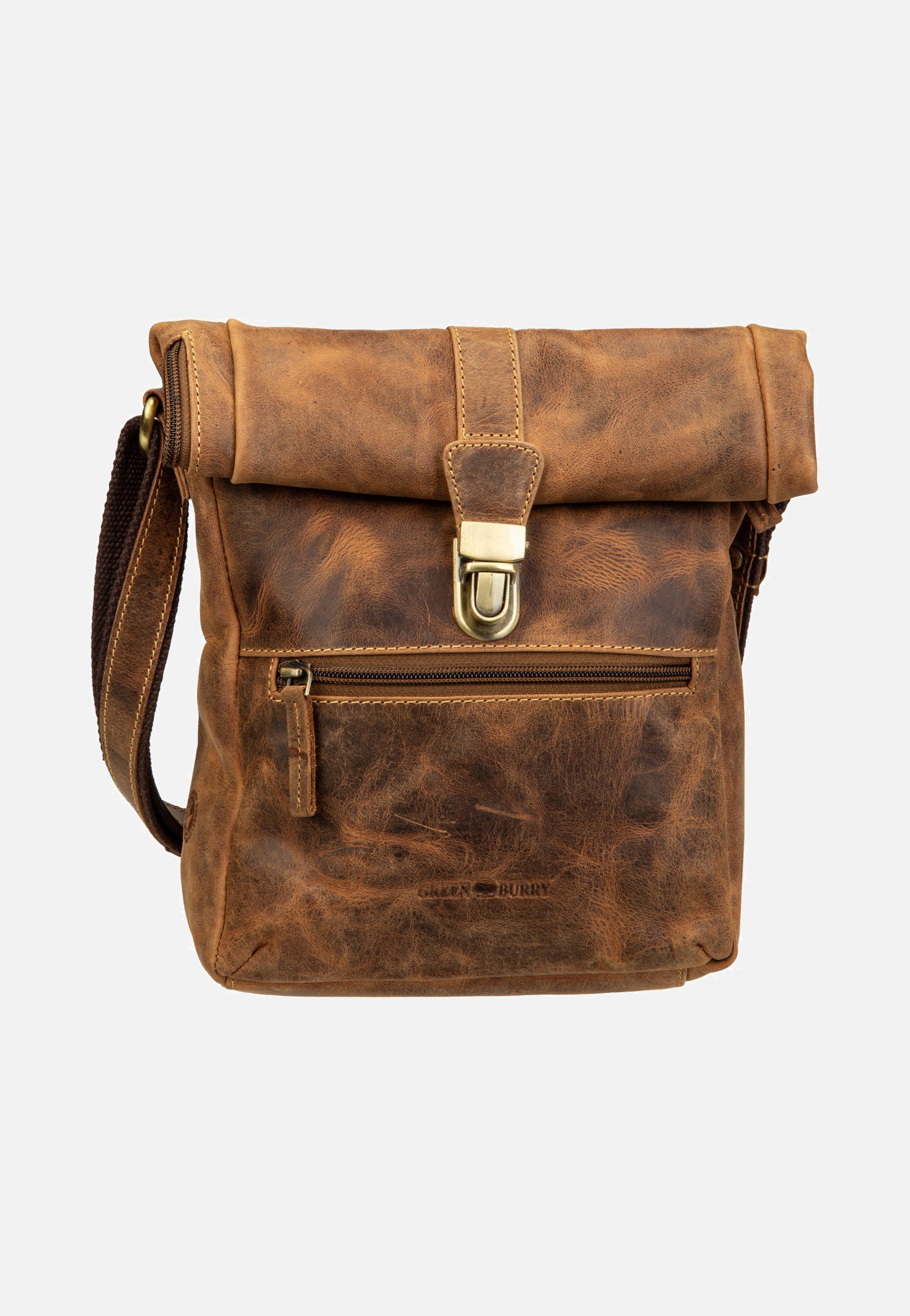 Greenburry Vintage Foldflap Sattelbraun Crossbody Bag